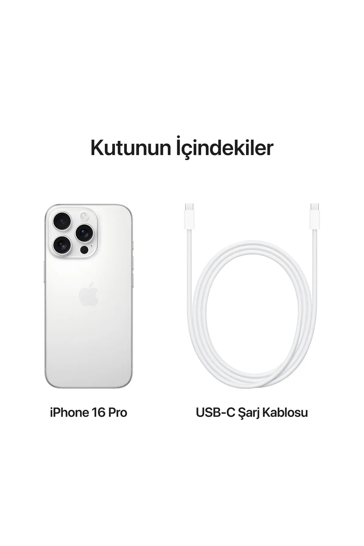 Apple iPhone 16 Pro 256GB Beyaz Titanyum (İthalatçı Garantili