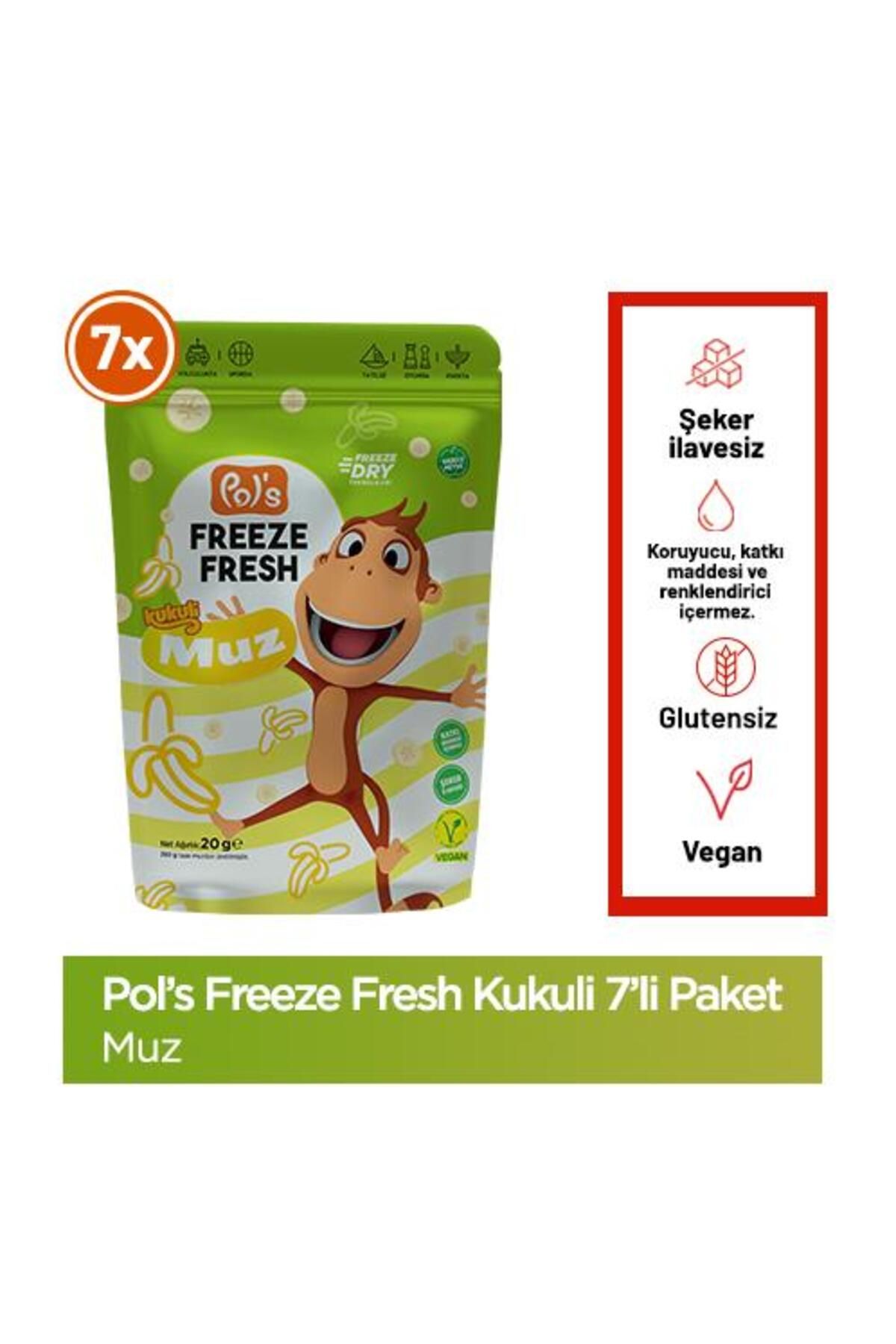 Freeze Fresh Kukuli Muz 20 G X 7 Adet