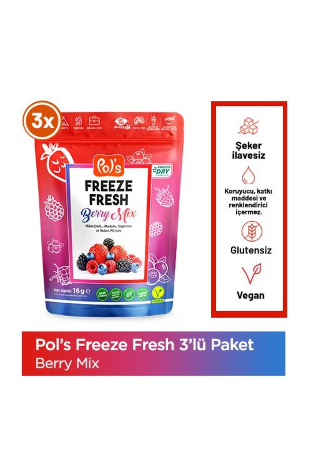 Freeze Fresh Berry Mix 16 G X 3 Adet