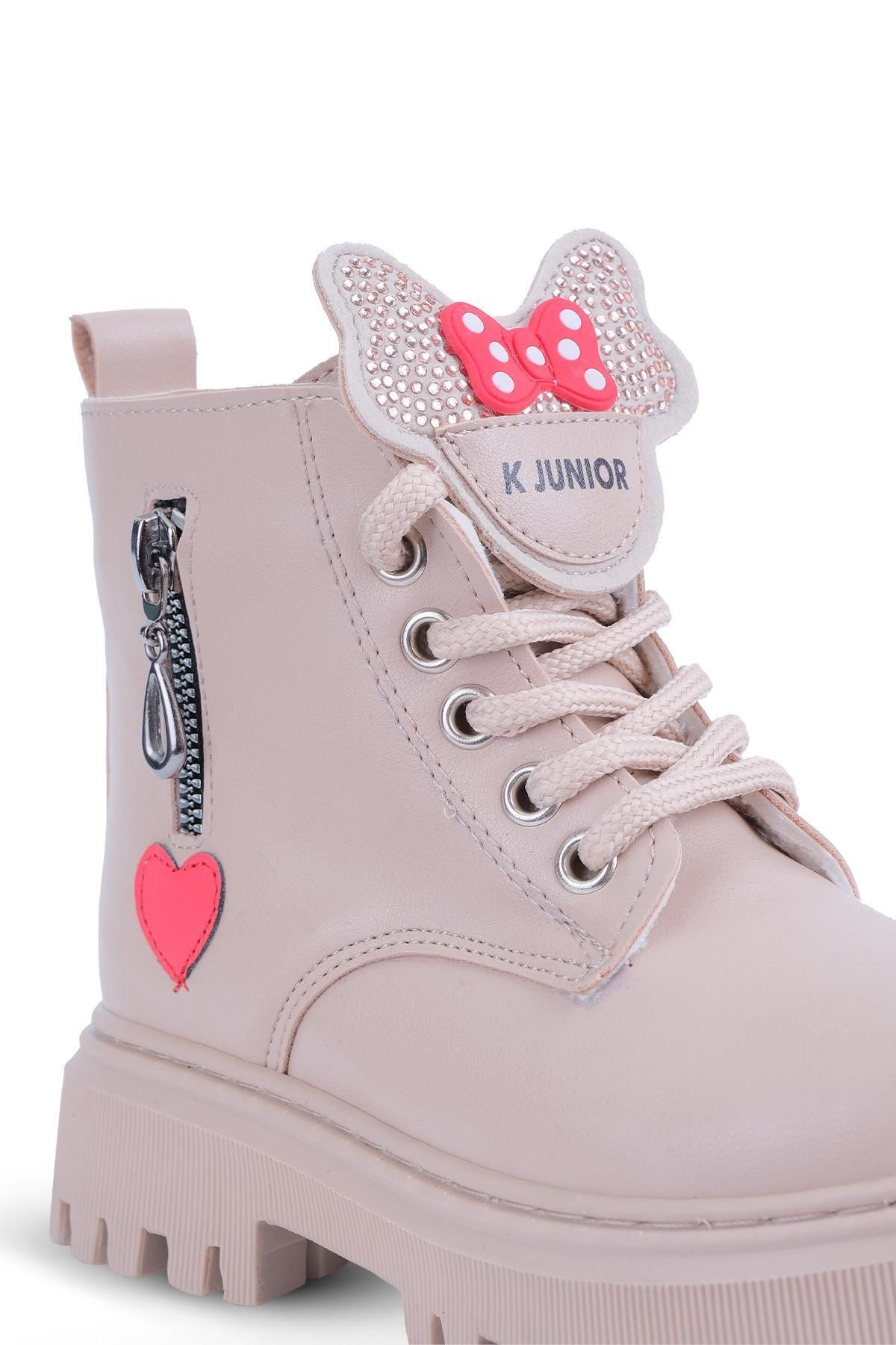KAPTAN JUNIOR-Γούνινες μπότες για κορίτσια - Snow and Boots Model, Pvtk 550 3