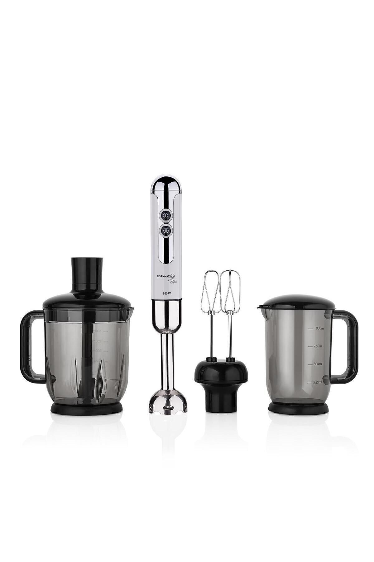 KORKMAZ Mia Vanilya Krom Mega Blender Set A447-14-1