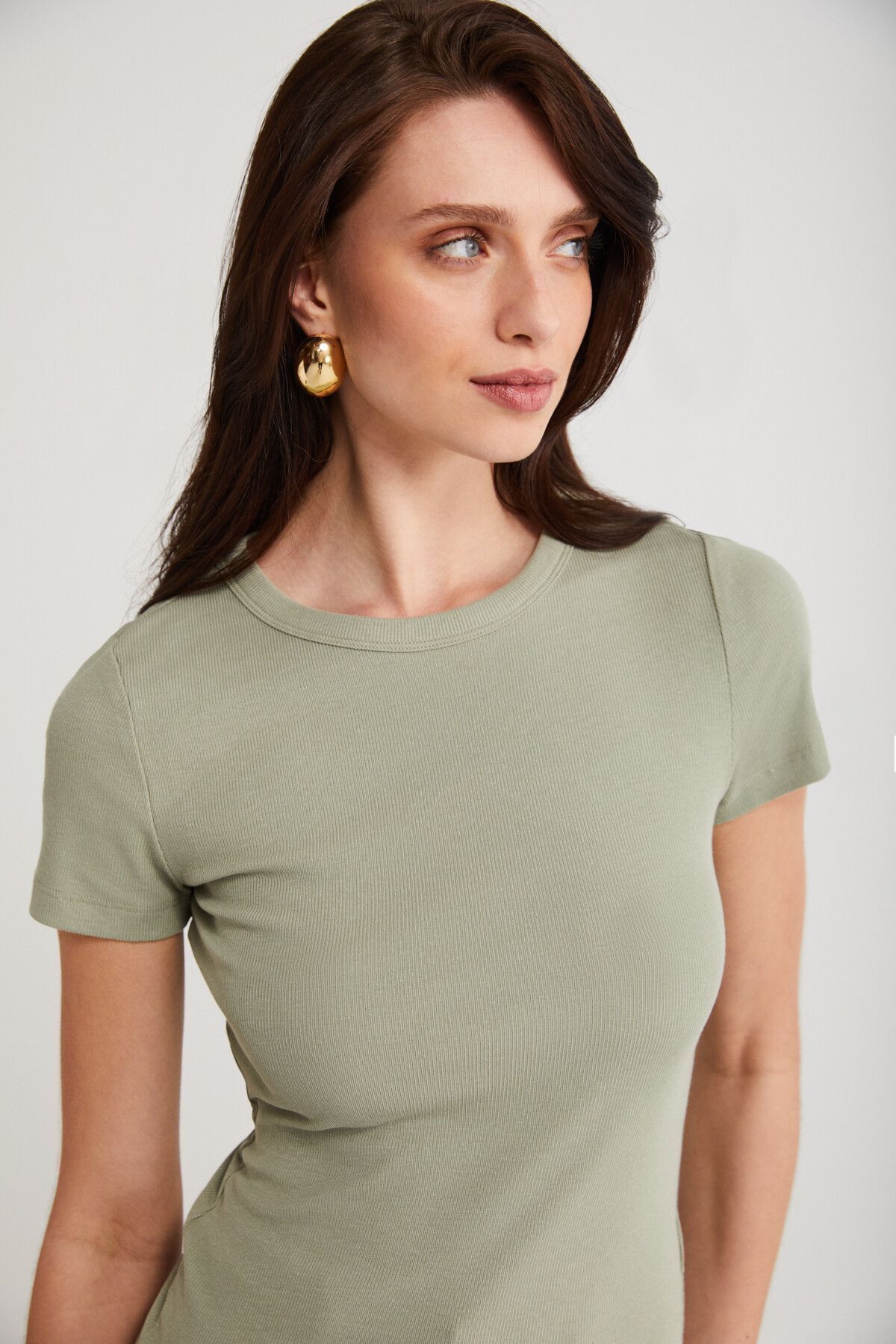 ETHIQUET-Dámske cyklistické tričko Slim Fit – zelené 5