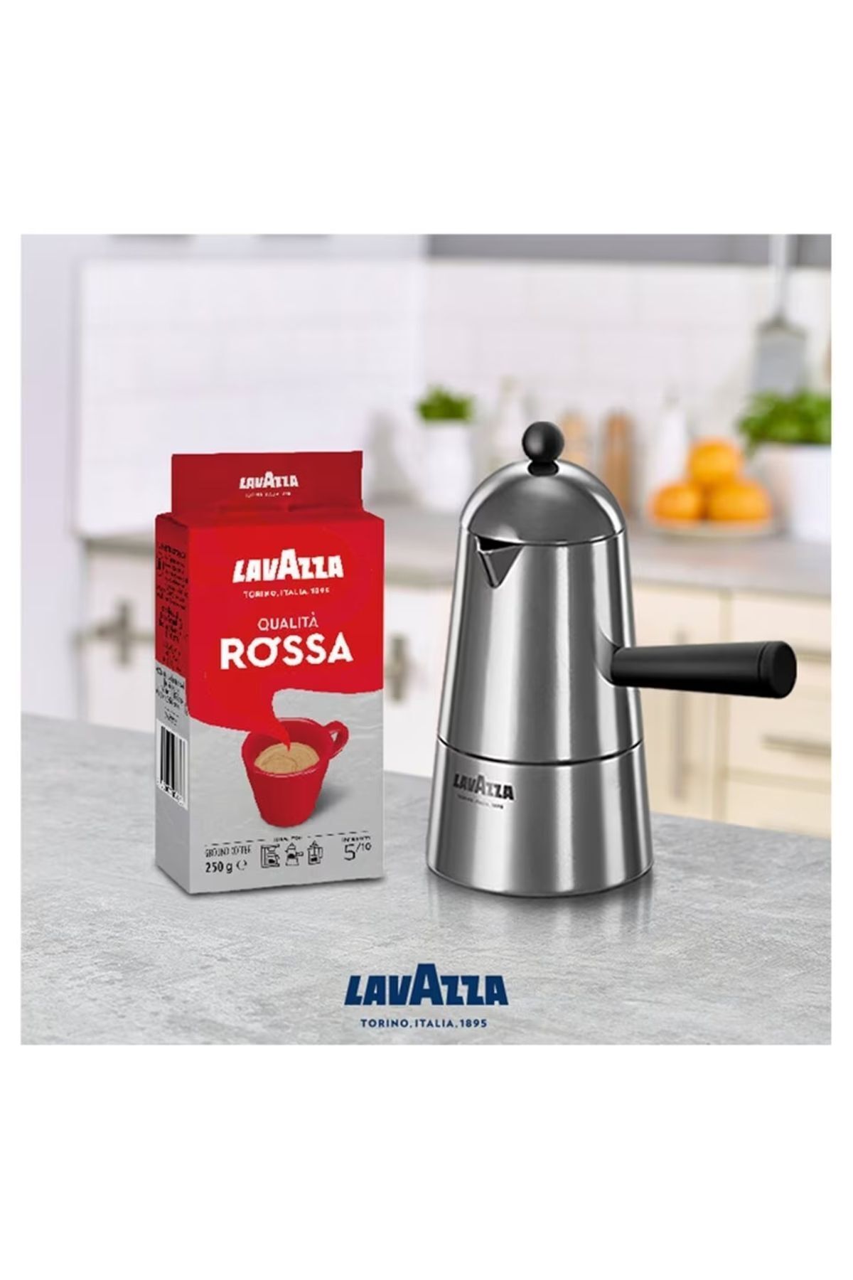 LavAzza-Qualita Rossa Vacuum Ground Filter Coffee 250 Gr X 2 Pieces 7