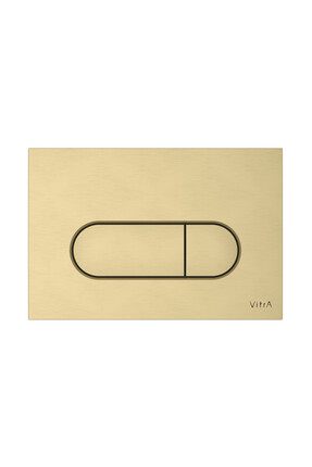 VitrA Root Round 740-2225 Kumanda Paneli, Fırçalı Altın
