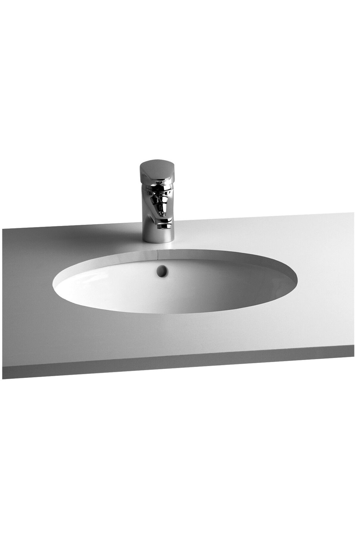 VitrA S20 6039b003-0012 Tezgah Altı Lavabo, 42 Cm, Beyaz