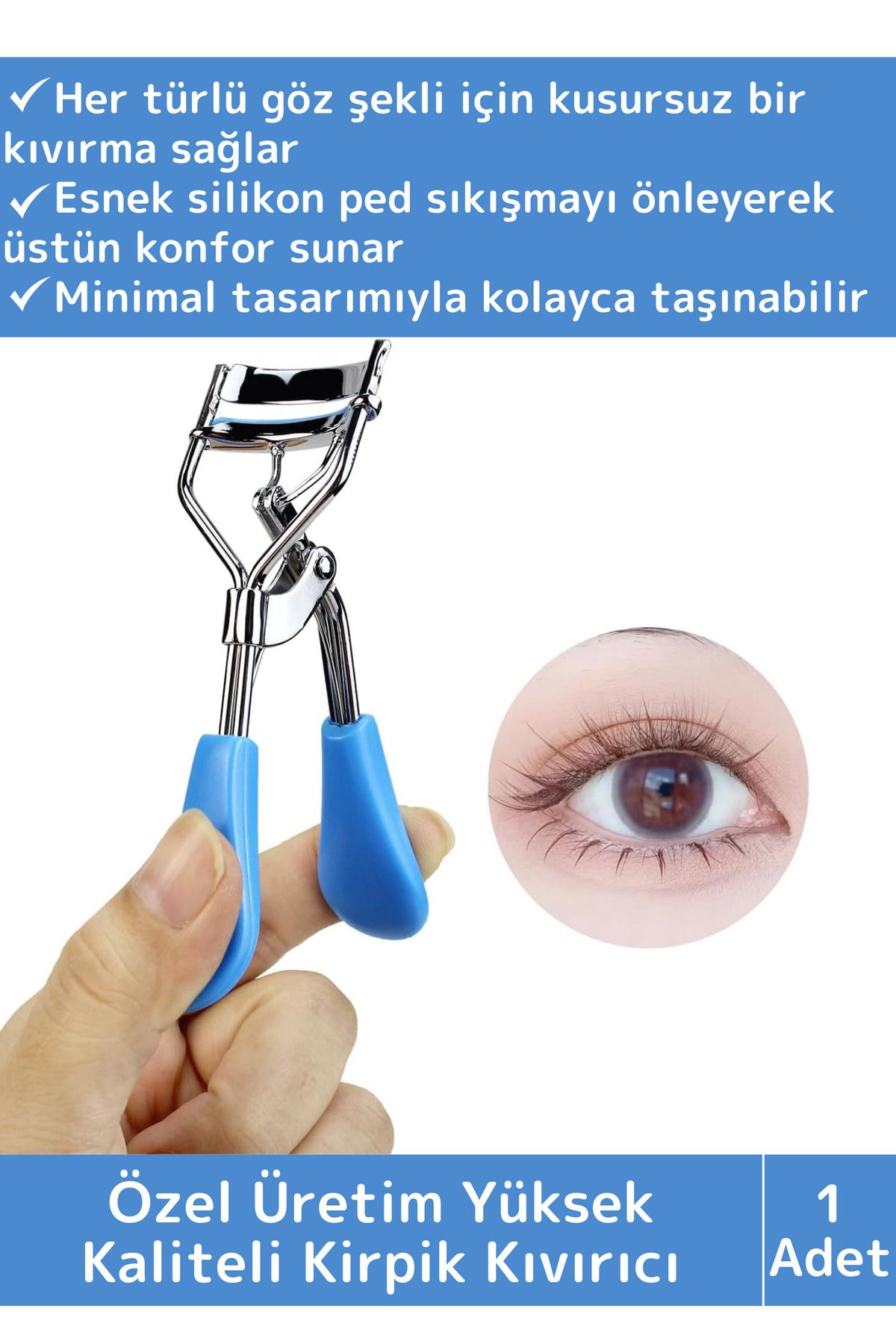 Wintoup Özel Üretim Yüksek Kaliteli Hassas Kullanım Yüz Bakım Göz Makyaj Kirpik Kıvırıcı Eyelash Curler