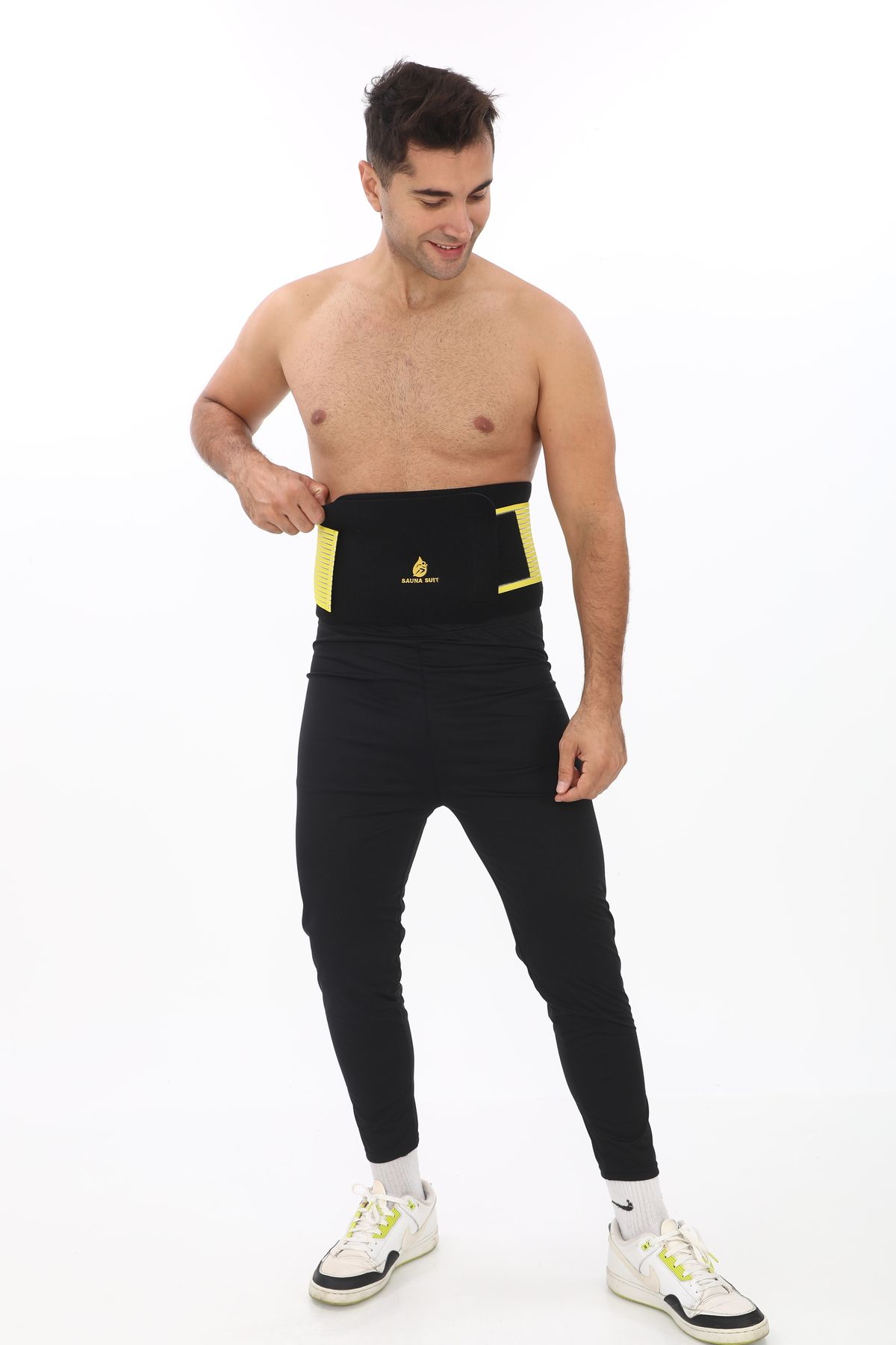 SAUNA SUIT-Unisex Thermal Sauna Athlete Belt Slimming Yag Waist Belly Melting Belt 6