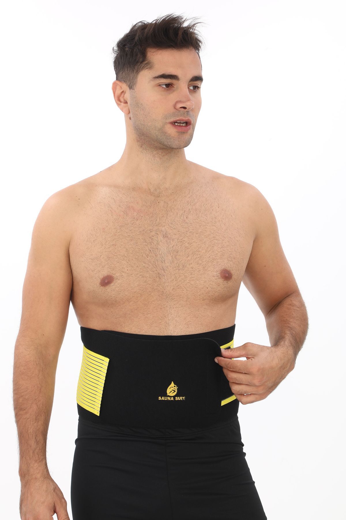 SAUNA SUIT-Unisex Thermal Sauna Athlete Belt Slimming Yag Waist Belly Melting Belt 1