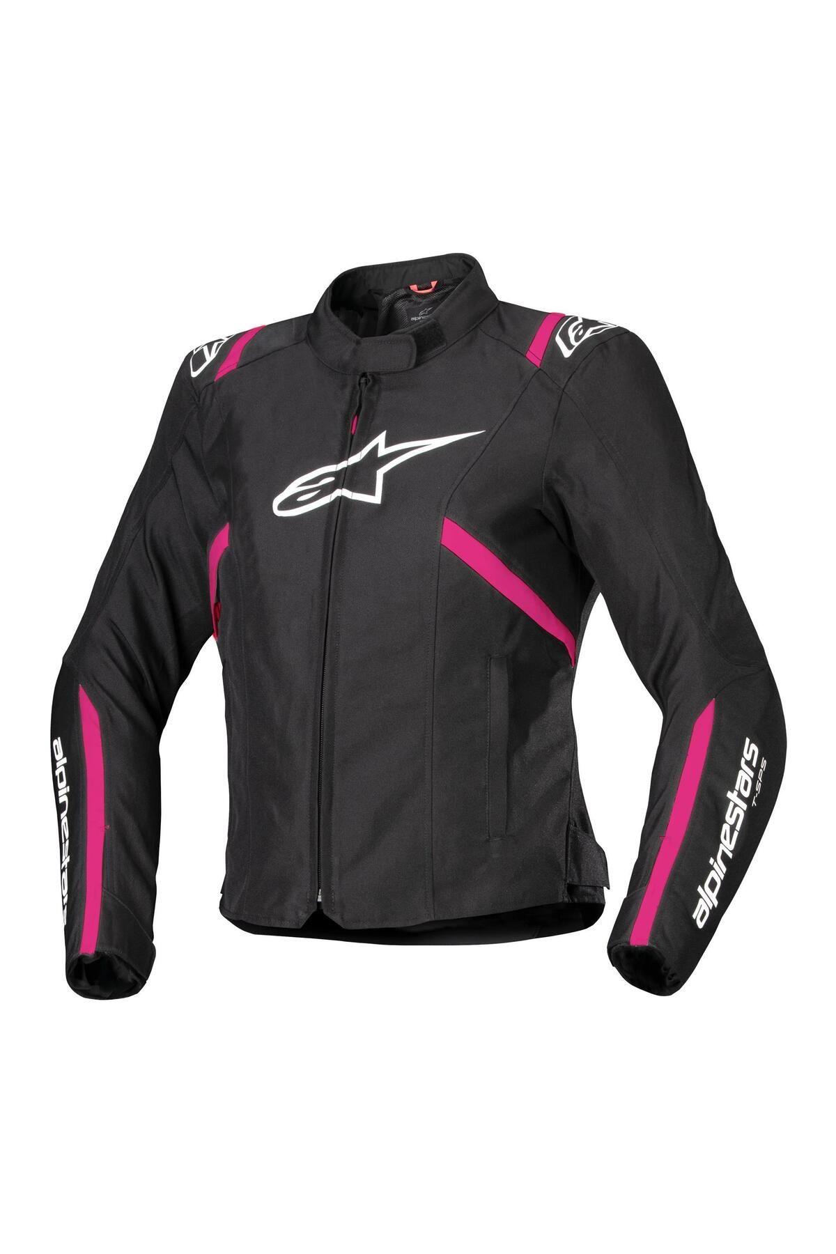 Alpinestars Stella T-SPS V2 Korumalı Kadın Motosiklet Montu Siyah / Beyaz / Pembe