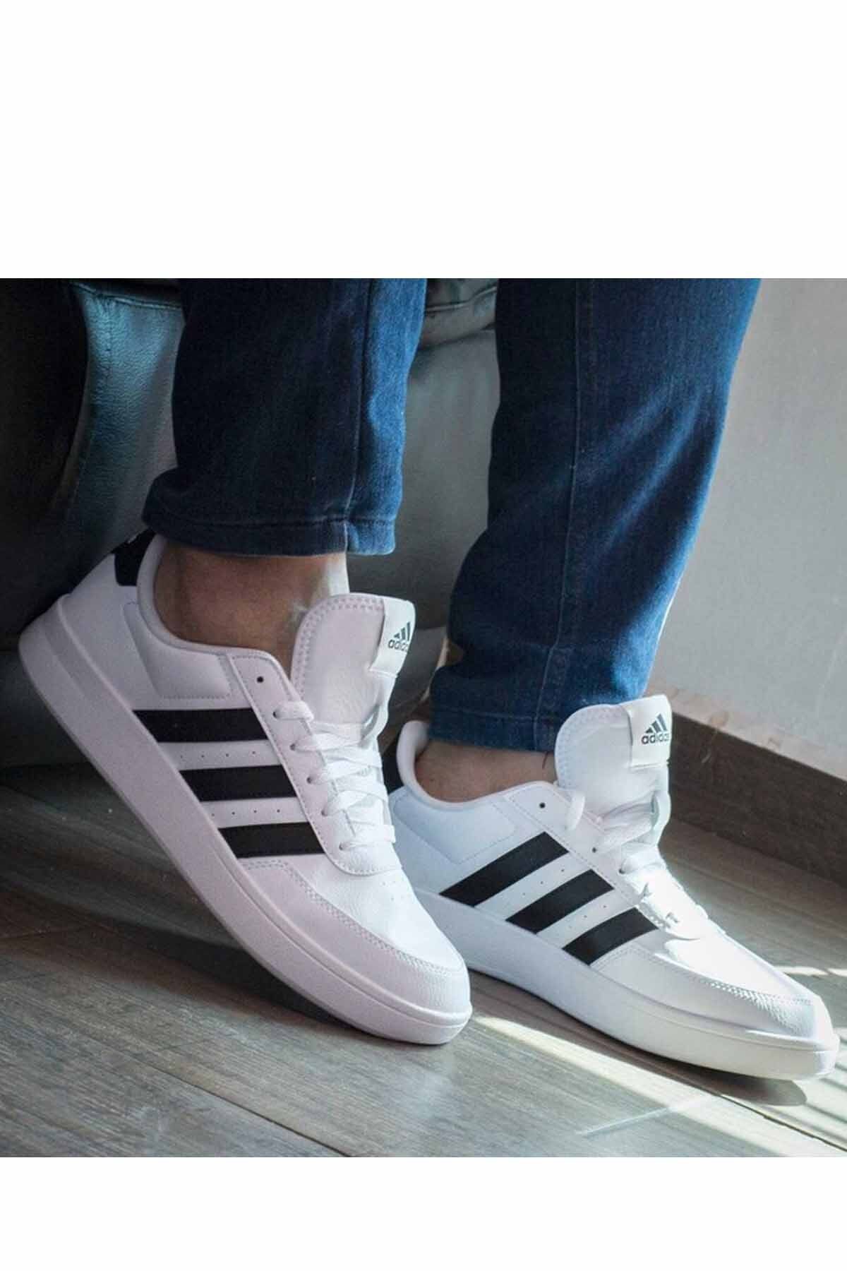 adidas-حذاء سنيكرز أبيض للرجال 2