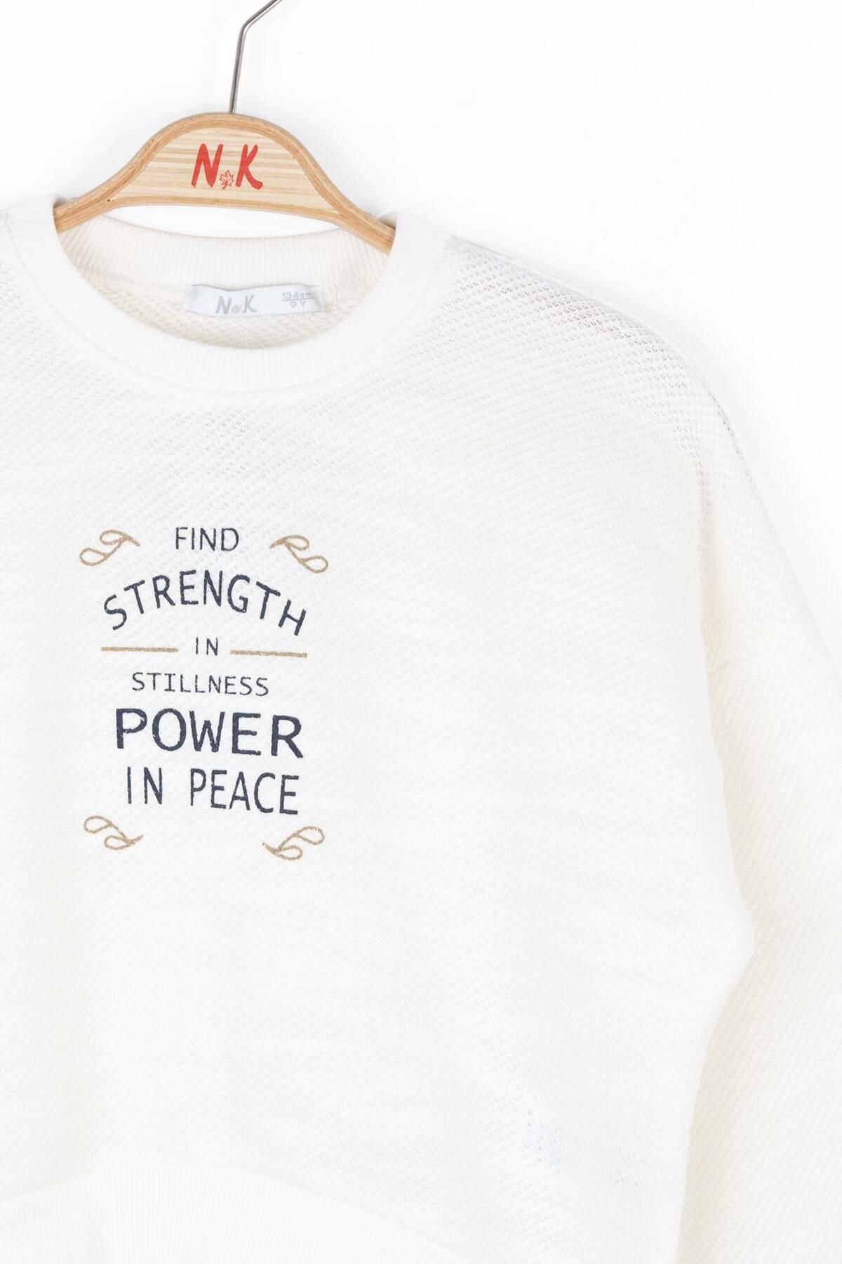 NK-Cream Power Sweatshirt for 8-14 Years Old Girls 3