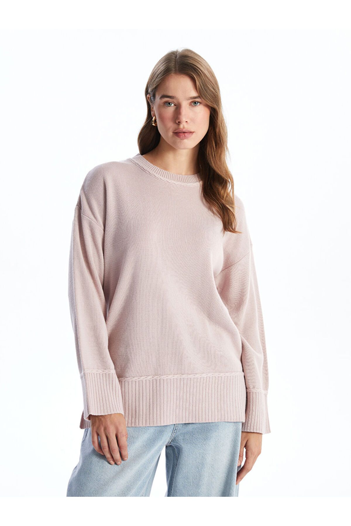 LC Waikiki Bisiklet Yaka Kadın Triko Tunik