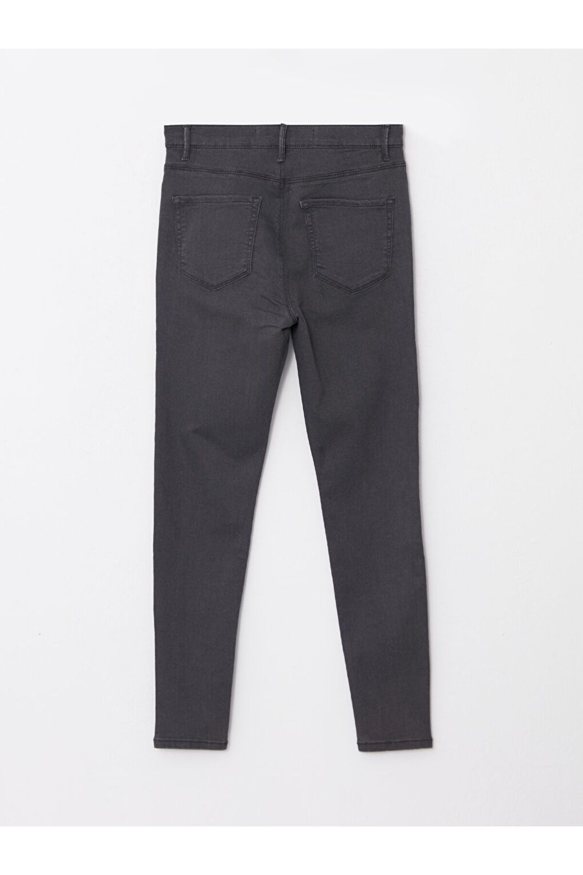LC Waikiki-Slim Fit Straight Pocket Detailed Women's Jean Trousers 7