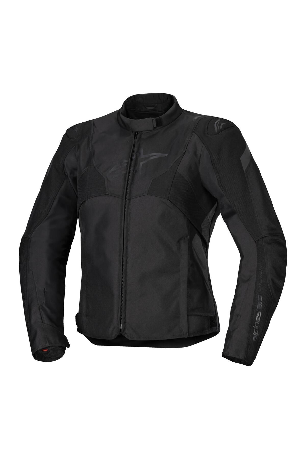 Alpinestars Stella T-JAWS V4 WP Korumalı Kadın Motosiklet Montu Siyah / Siyah