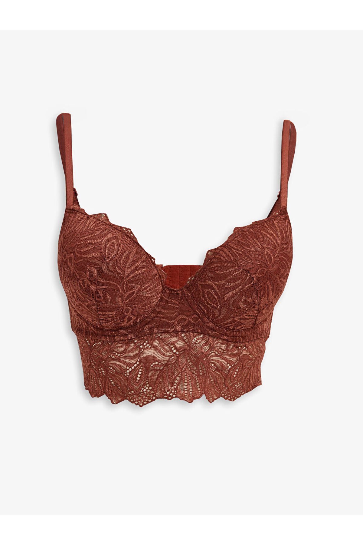 LC Waikiki-Unpadded Lace Underwire Bralette 1