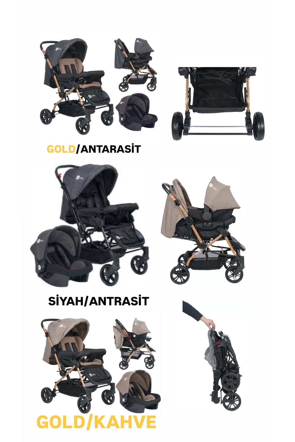 TURHAN BEBE 15 Parça YENİ DOĞAN BEBEK ÇEYİZ SETİ PUSET MAMA SANDALYESİ ANA KUCAĞI BEŞİK BEBEK ARABASI.. fotoğrafı 2 (önizleme)