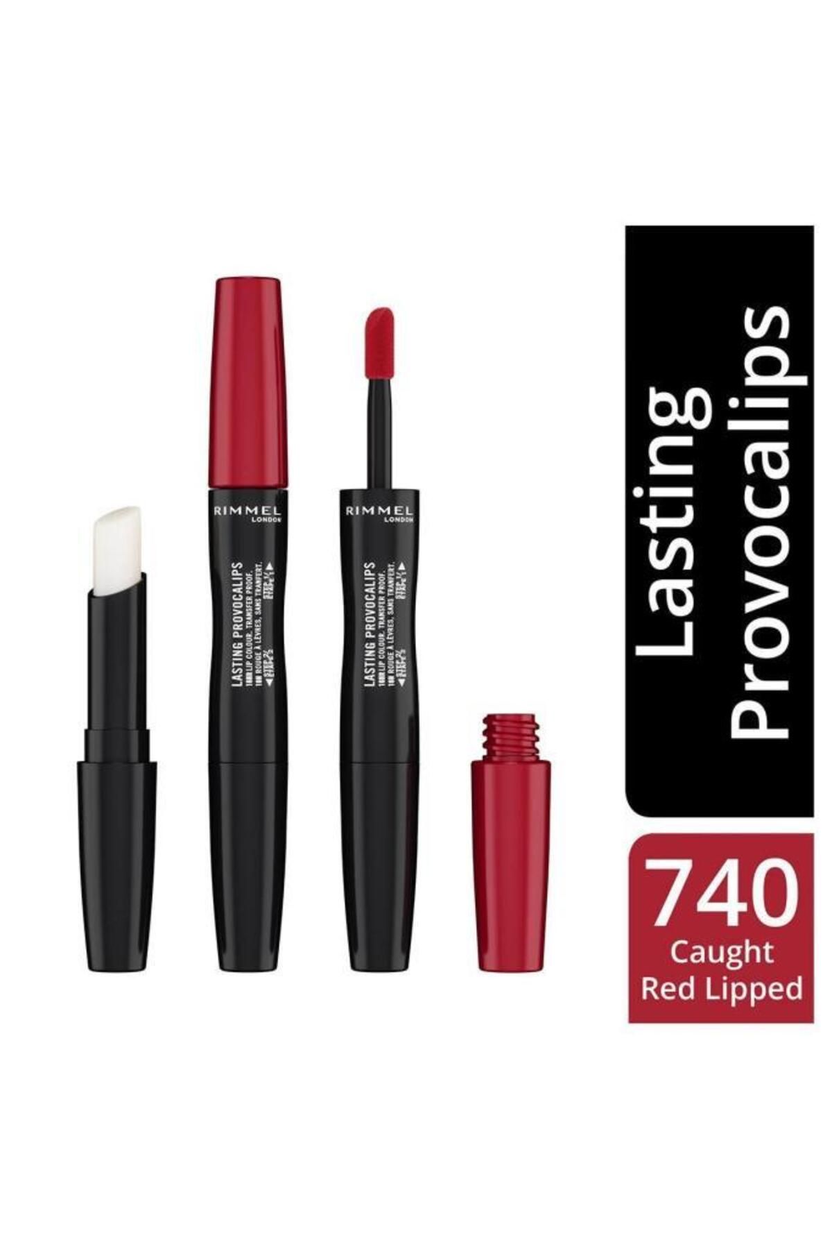 Rimmel PROVOCALIPS LIKIT RUJ CAUGHT RED LIPPED 740