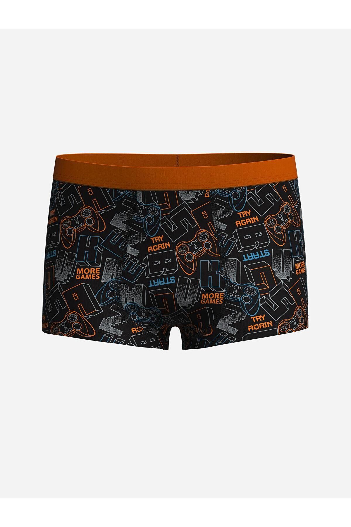 LC Waikiki-Lcw Kids Printed Boys' Boxers 3-Piece 3