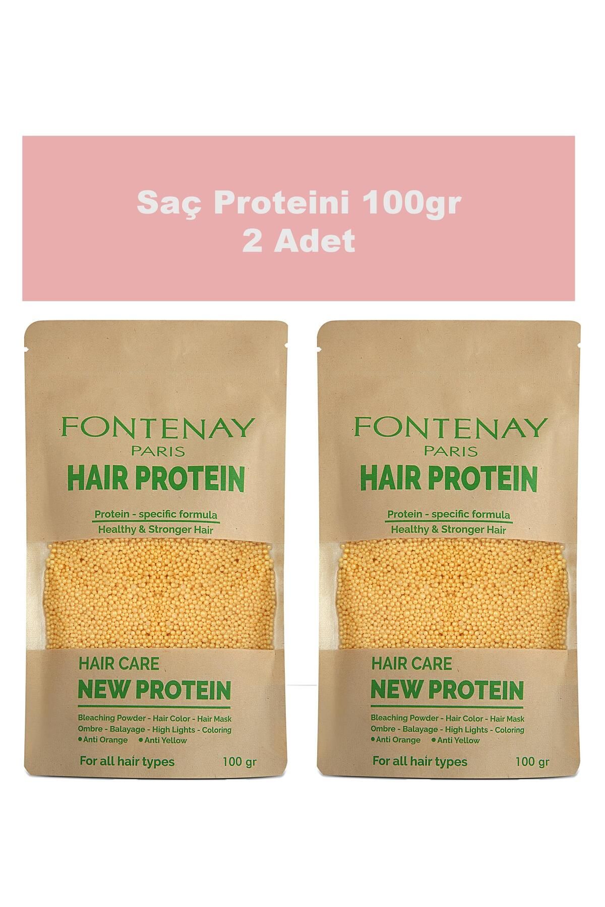 Fontenay Saç Bakım Proteini / Hair Protein Yıpranmaya Karşı Özel Ürün 100gr 2'li Set