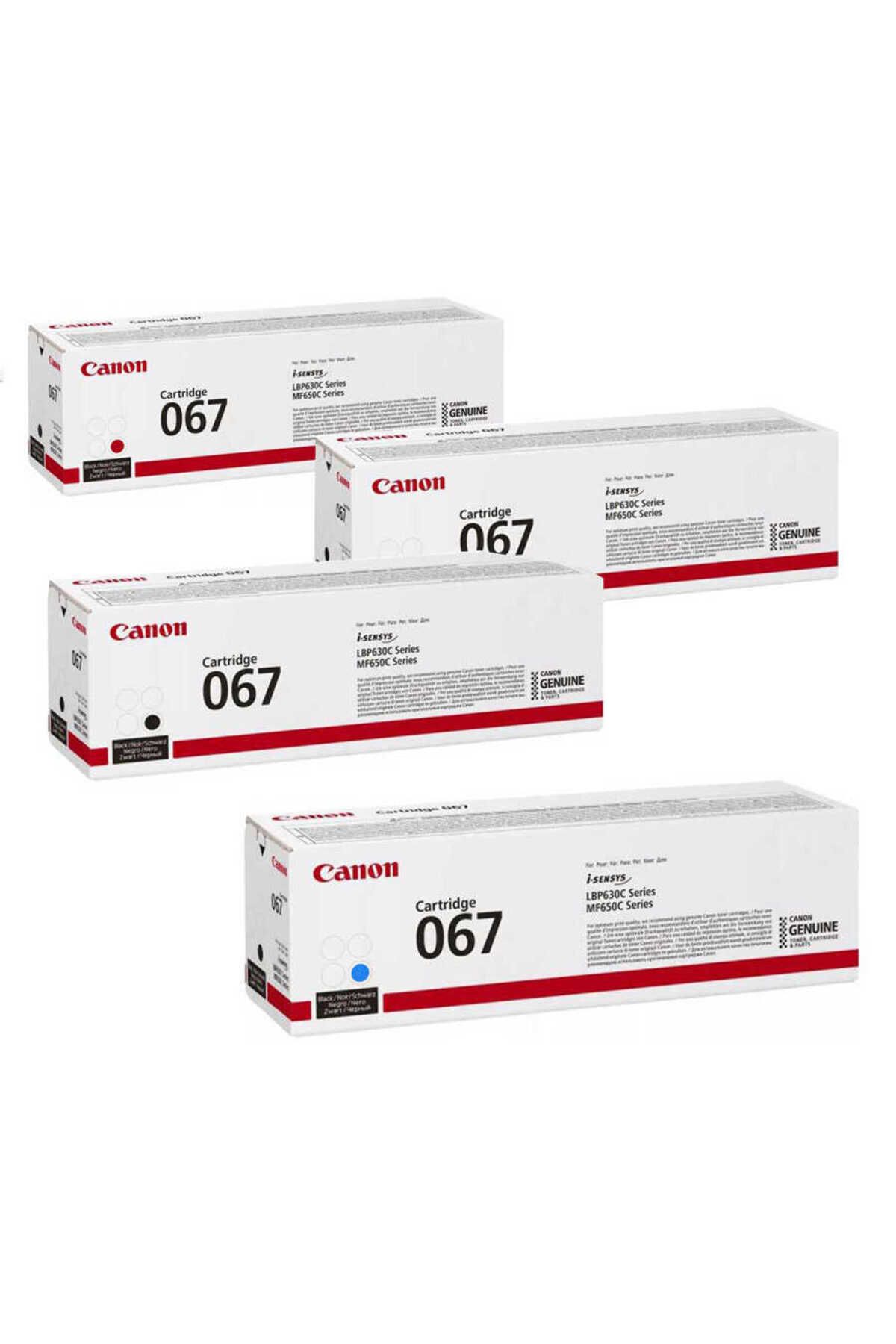 Canon CRG-067 / LBP631 / MF651CDW / MF655CDW / MF657CDW  Toner Seti Tüm Renkler