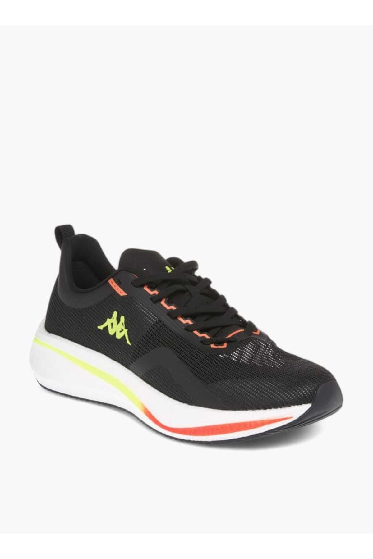 Kappa-Men's Logo Print Sports Shoes with Lace-Up Closure 2