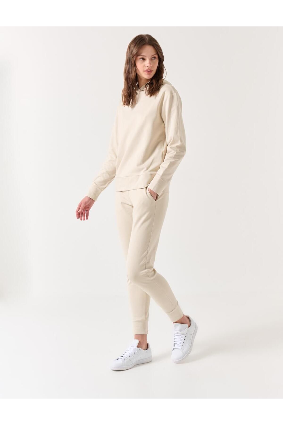 Jimmy Key-Ecru Slim Fit Slim Leg Jogger nadrág 1