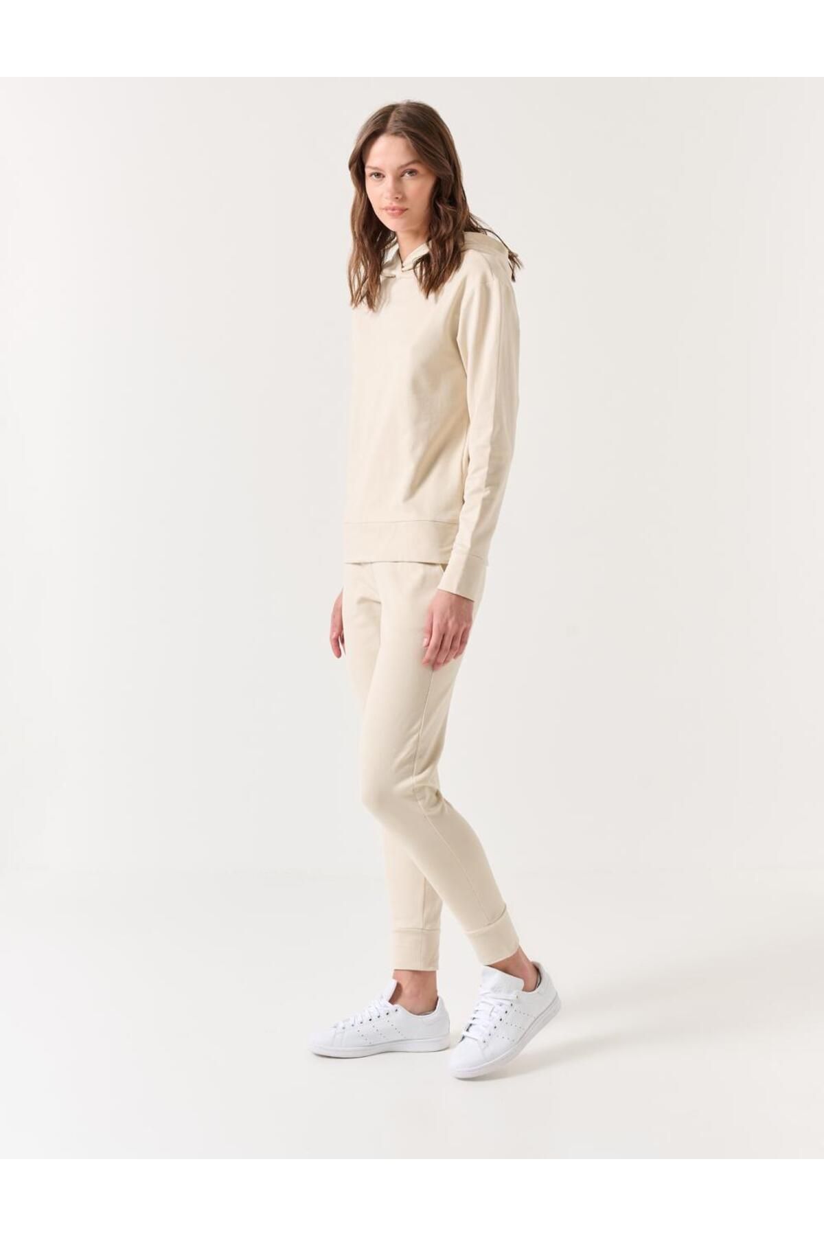 Jimmy Key-Ecru Slim Fit Slim Leg Jogger nadrág 2