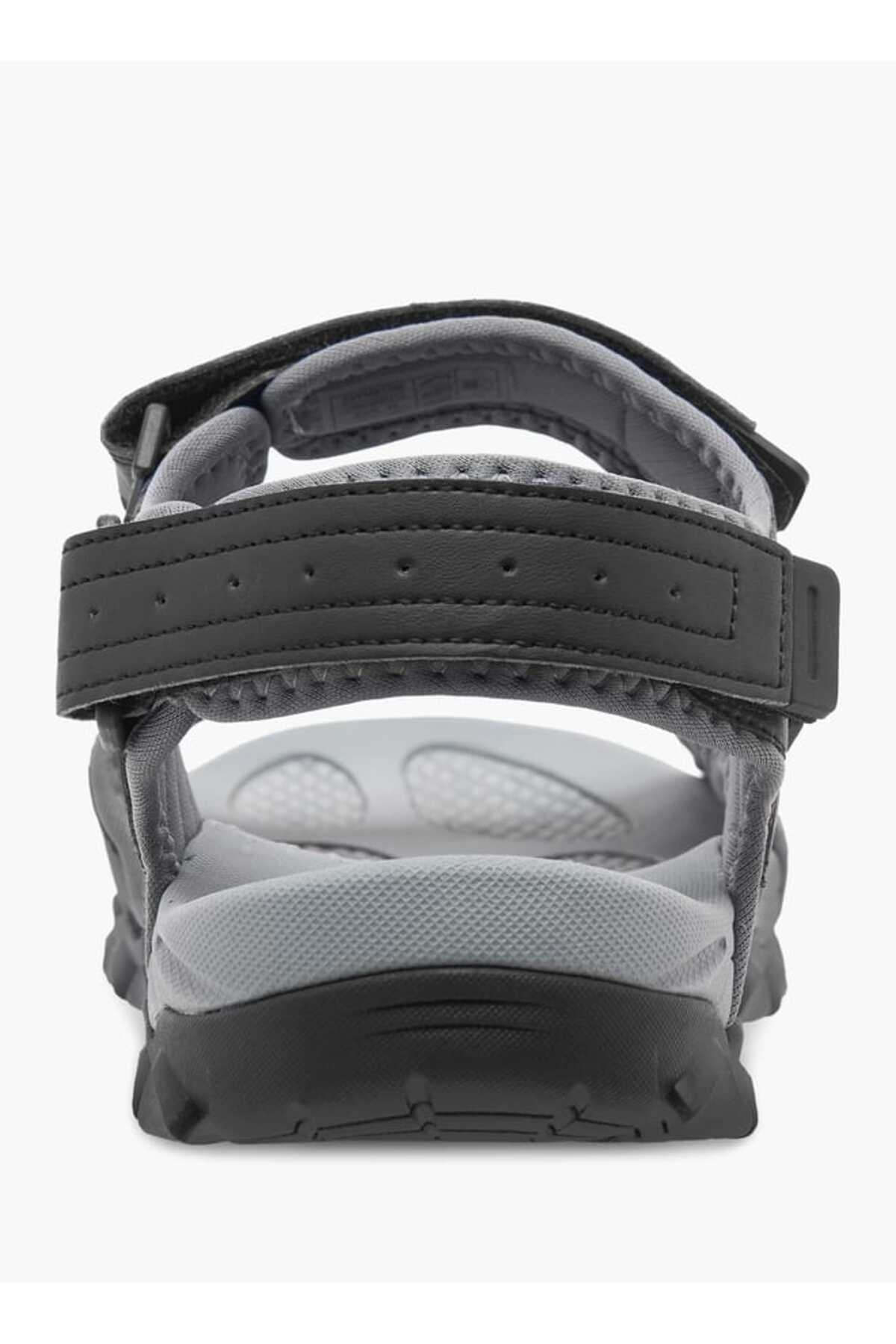 Kappa-Men's Solid Sandals with Hook and Loop Closure 4