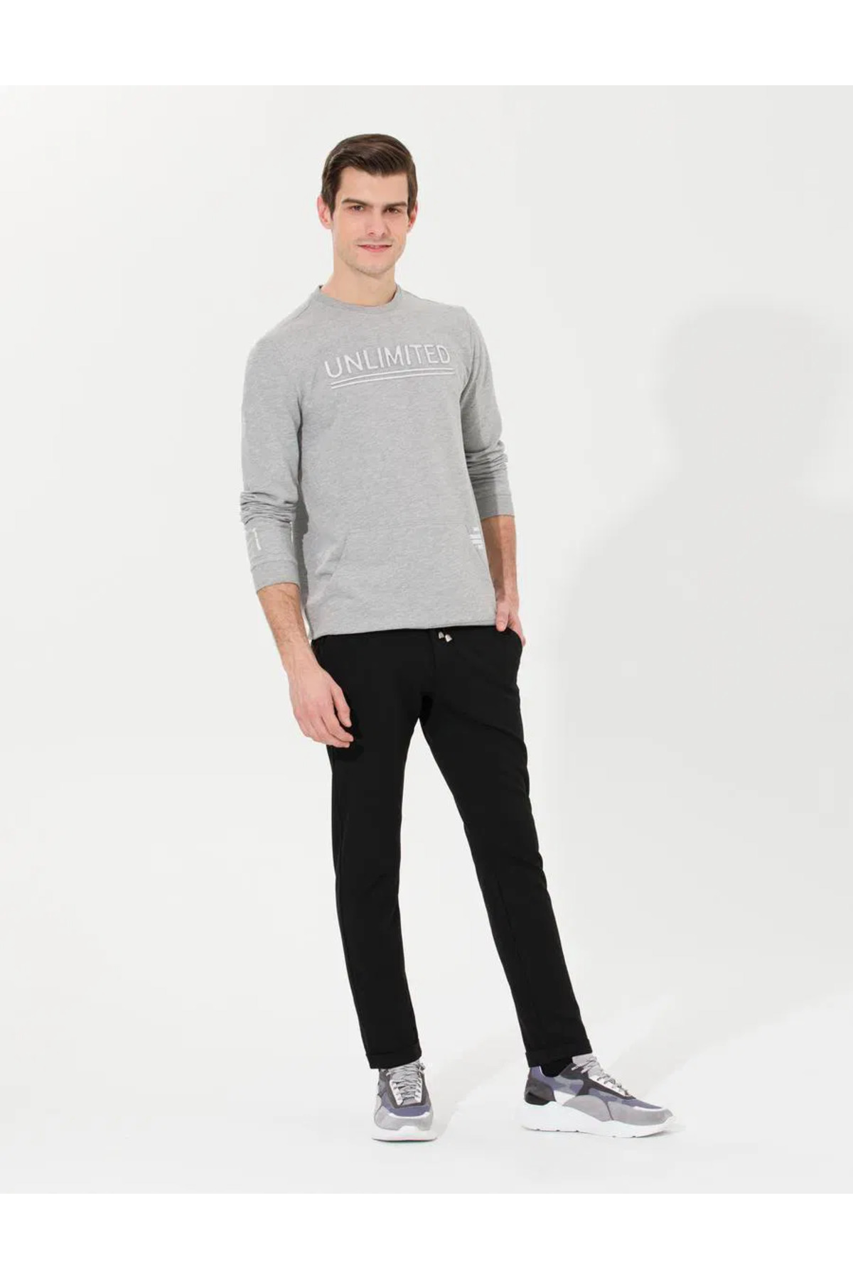 سویشرت مردانه راسته آستین بلند | پیر کاردین Pierre Cardin G021SZ082.000.1479747.VR086 - تصویر 3