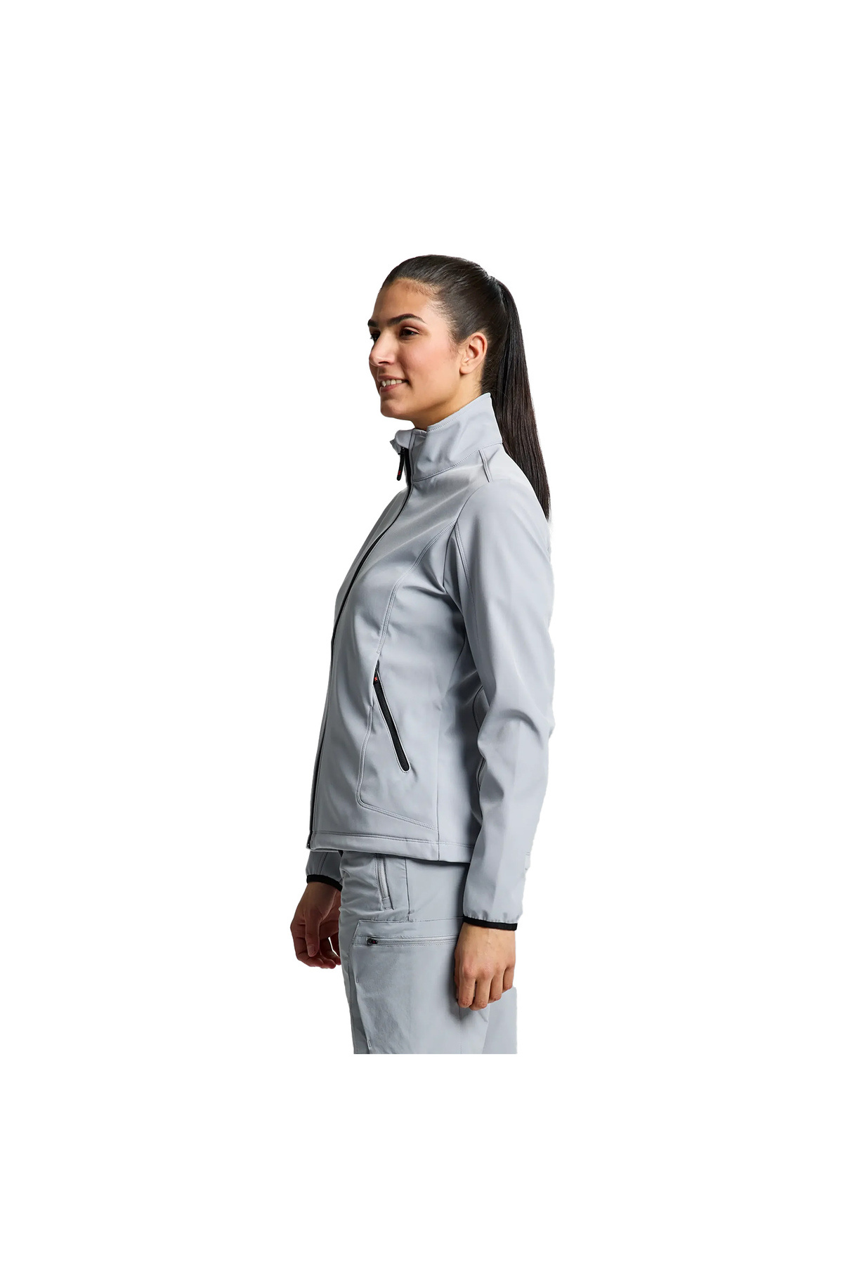 Slam-Act Ws Softshell Women Gray Jacket Women Jacket A925002S00 1
