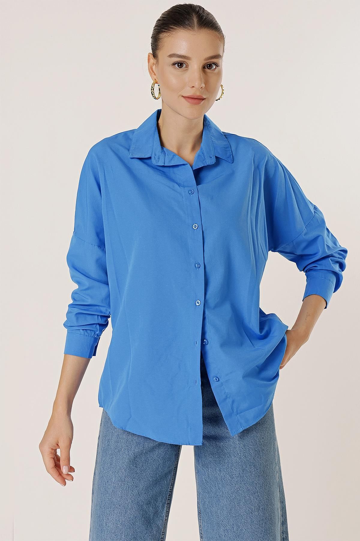 By Saygı-Long Oversize Basic Shirt 1