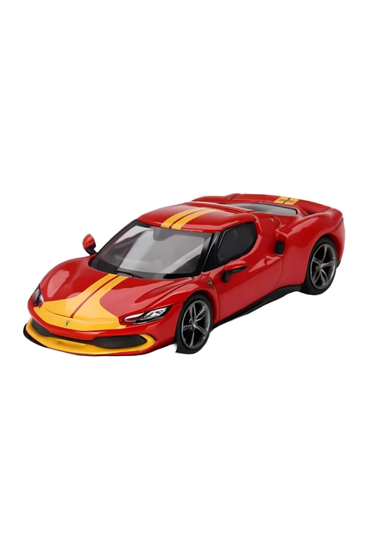 SYNOPE Çocuk Mini GT 1/64 Ferrari 296 GTB Assetto Fiorano Rosso Corsa