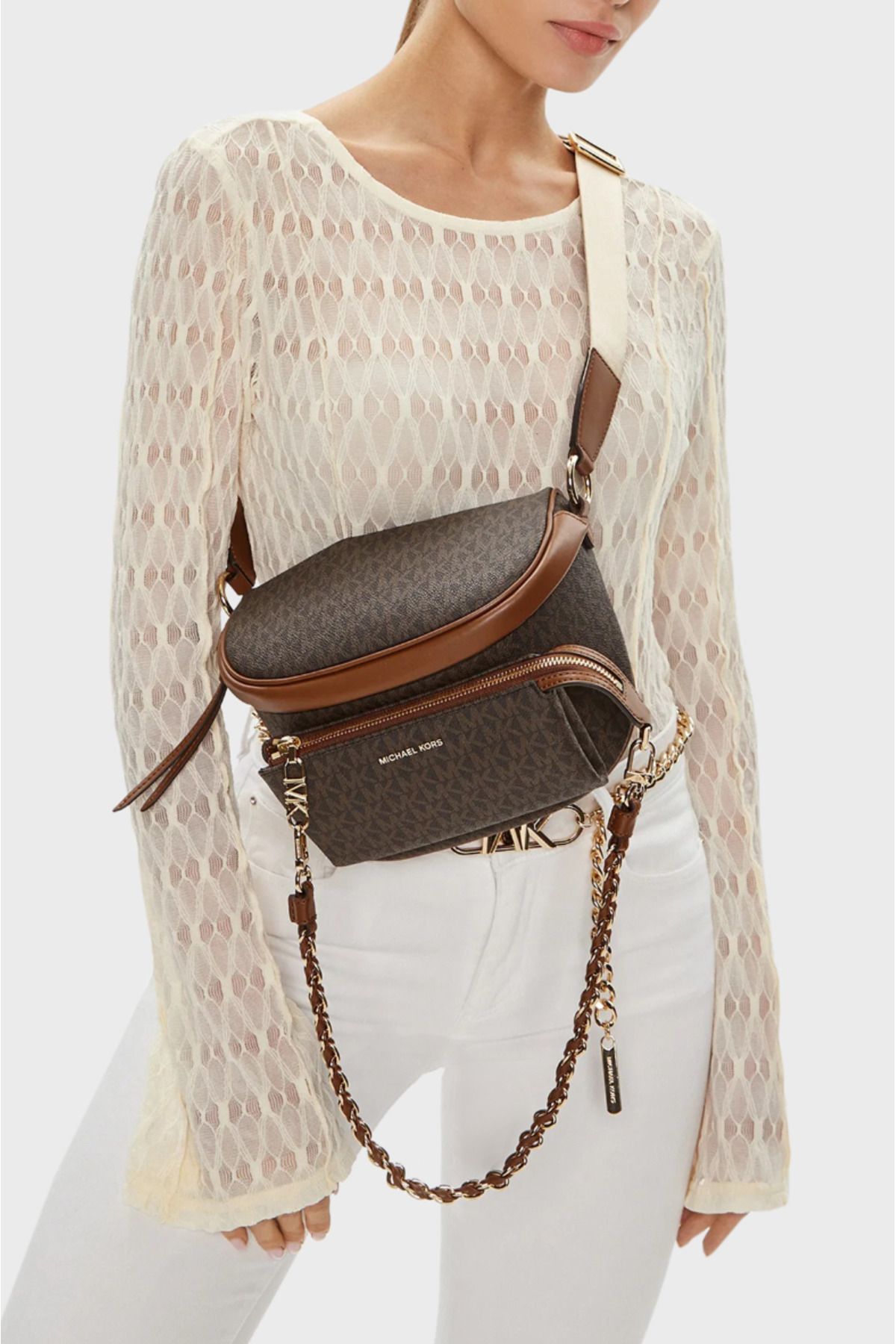 Michael Kors-Slater Medium Signature Logo Sling Pack 2