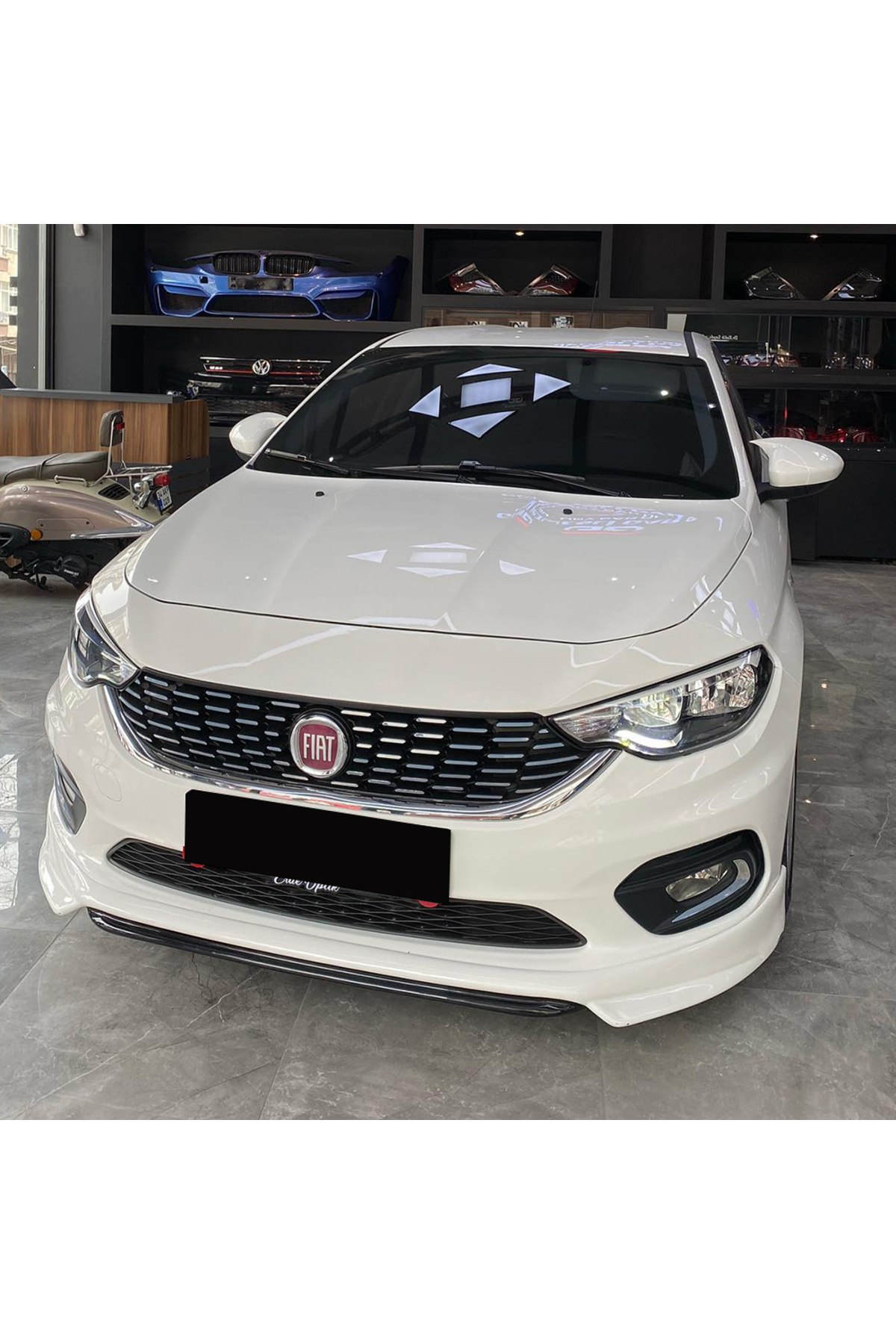 Fiat Egea 2015-2020 Makyajsız Kasaya uyumlu Boyasız plastik Ön Ek