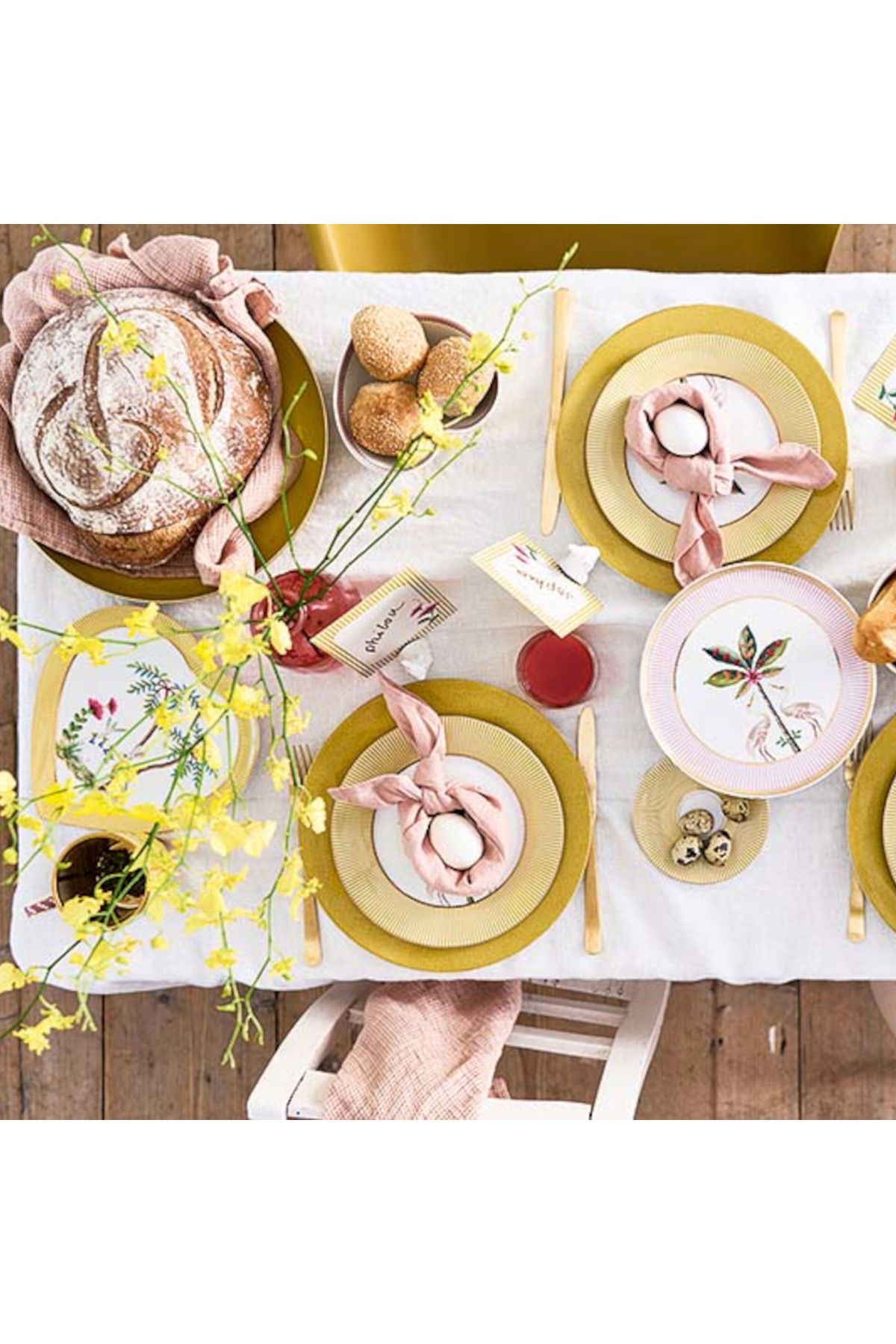 Pip Studio-La Majorelle Yellow Porcelain Breakfast Plate 21 cm 4