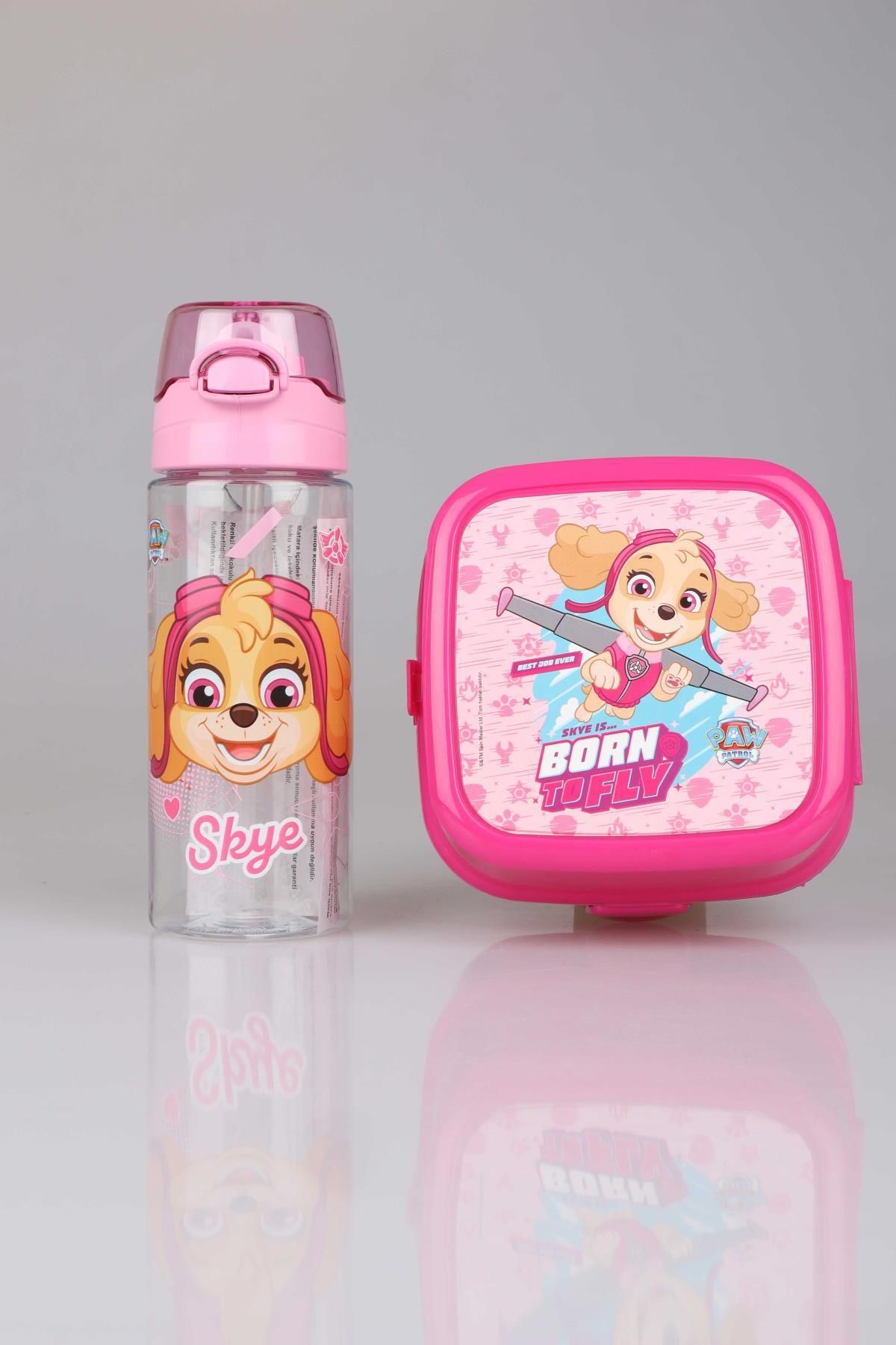 PAW PATROL-Paw Patrol Tritan Flask 500ml and Double Layer Nutrition Box Set - DEKOMUS Licensed 3