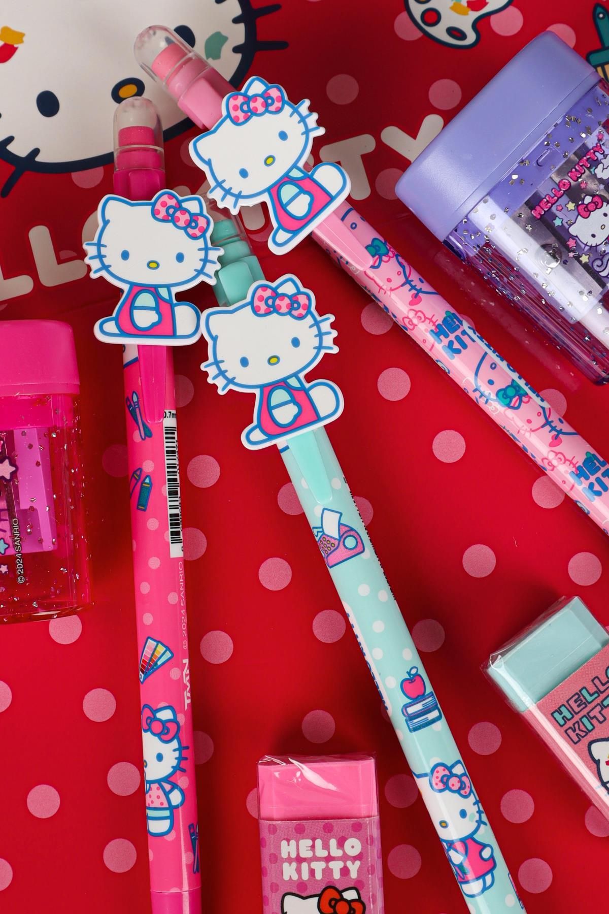 Hello Kitty-New Season Hello Kitty - 0.7 mm Versatil Pointed Pen and Double Bias Oval Pen Set 3