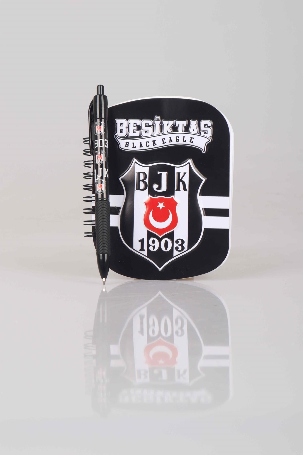 Beşiktaş Lisanslı 3d Not Defteri Kırtasiye Seti 0.7 Mm Uçlu Kalem Ile