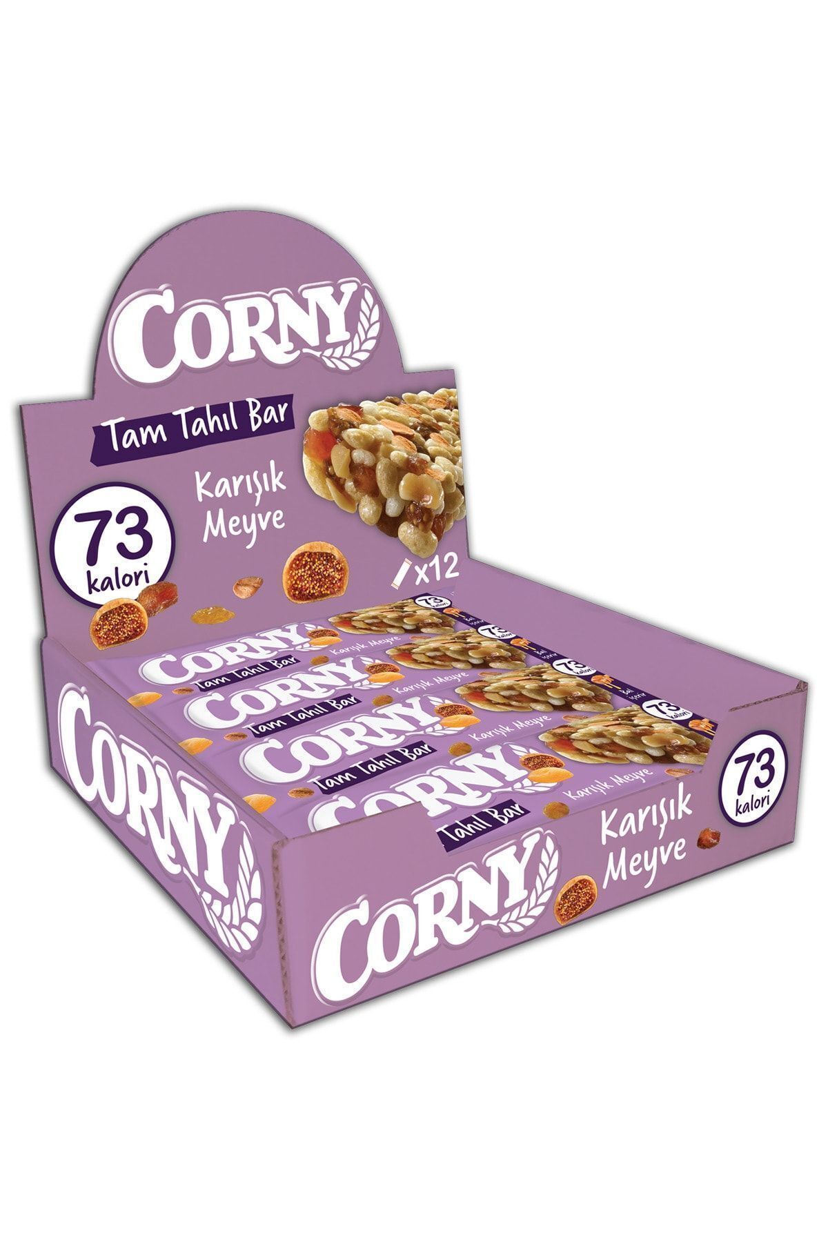 CORNY Karışık Meyve Tam Tahıl Bar 12 Adet X 17 G