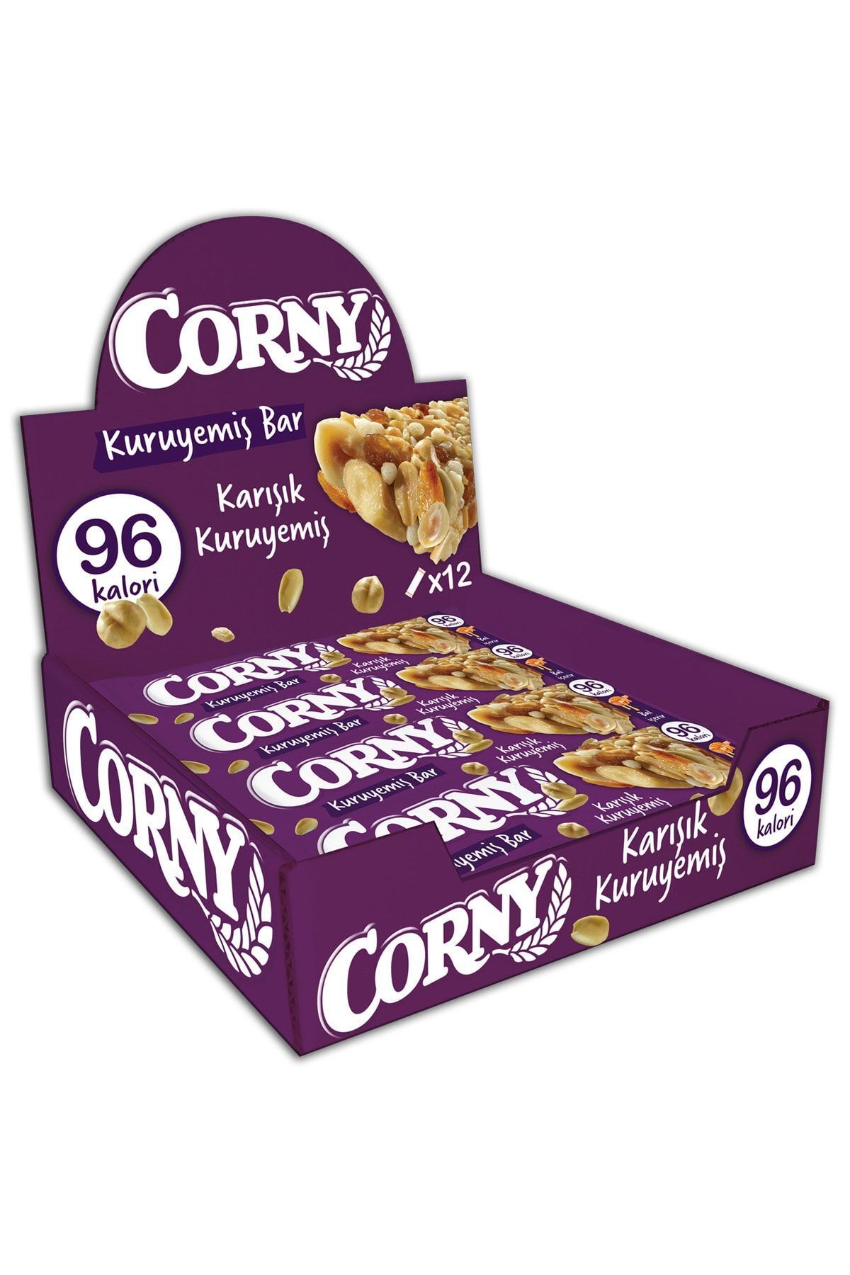 CORNY Karışık Kuruyemiş Bar 12 Adet X 20 G