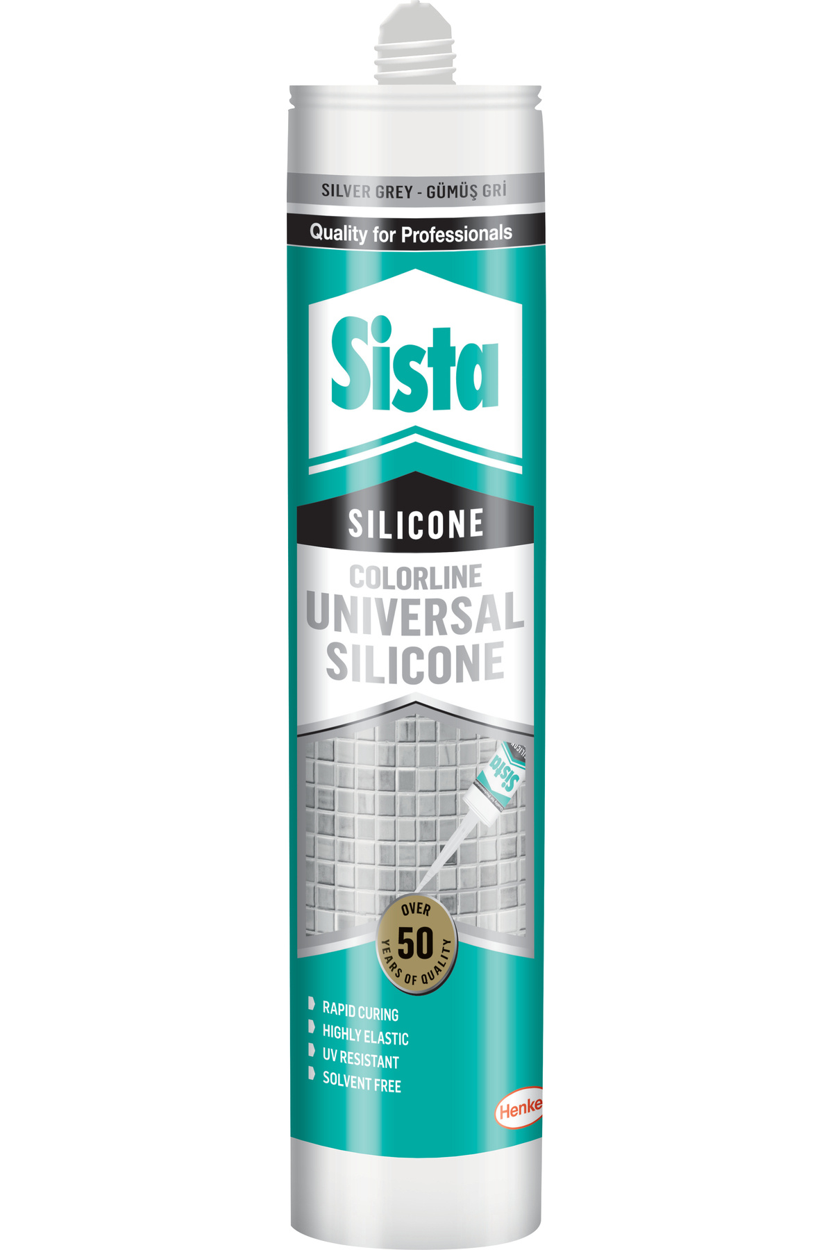 Sista Universal Silikon Gri, 310 ml