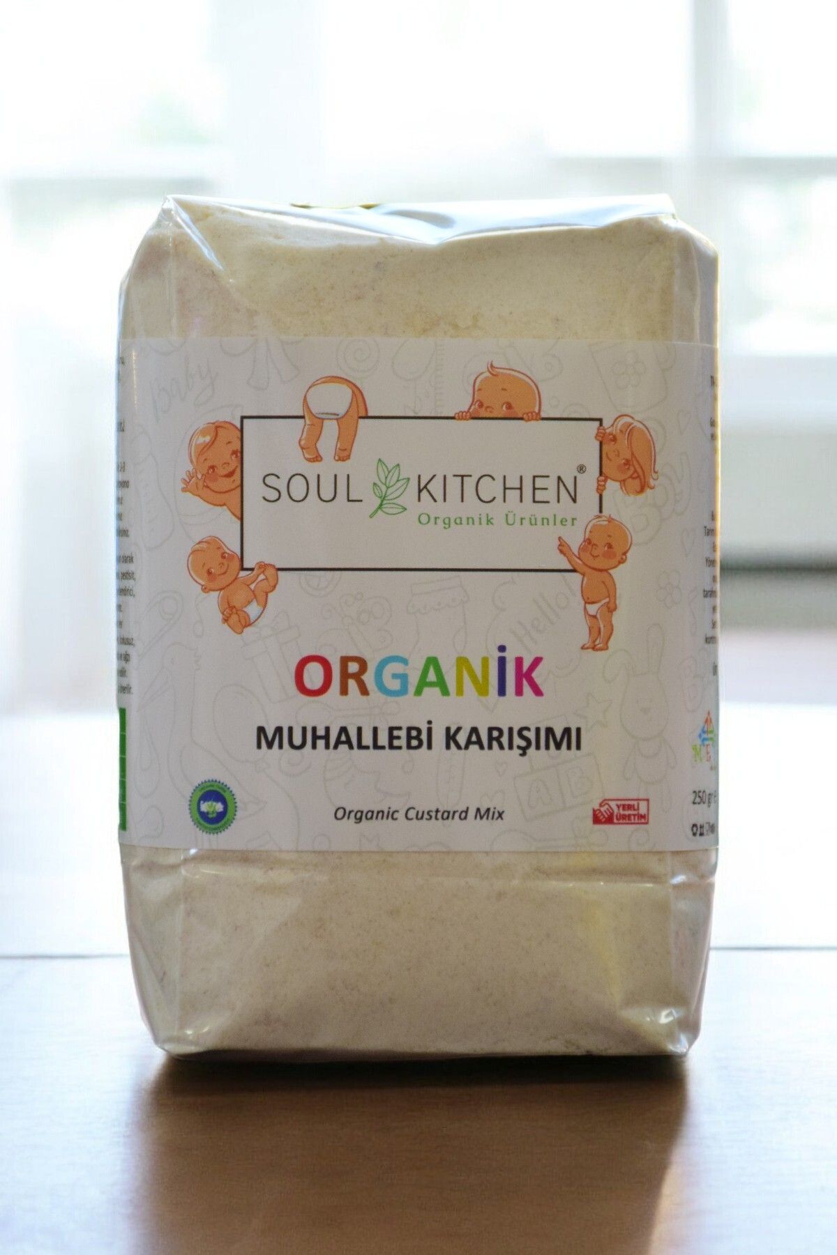 Soul Kitchen Organik Ürünler Organik Bebek Muhallebi Karışımı 250gr