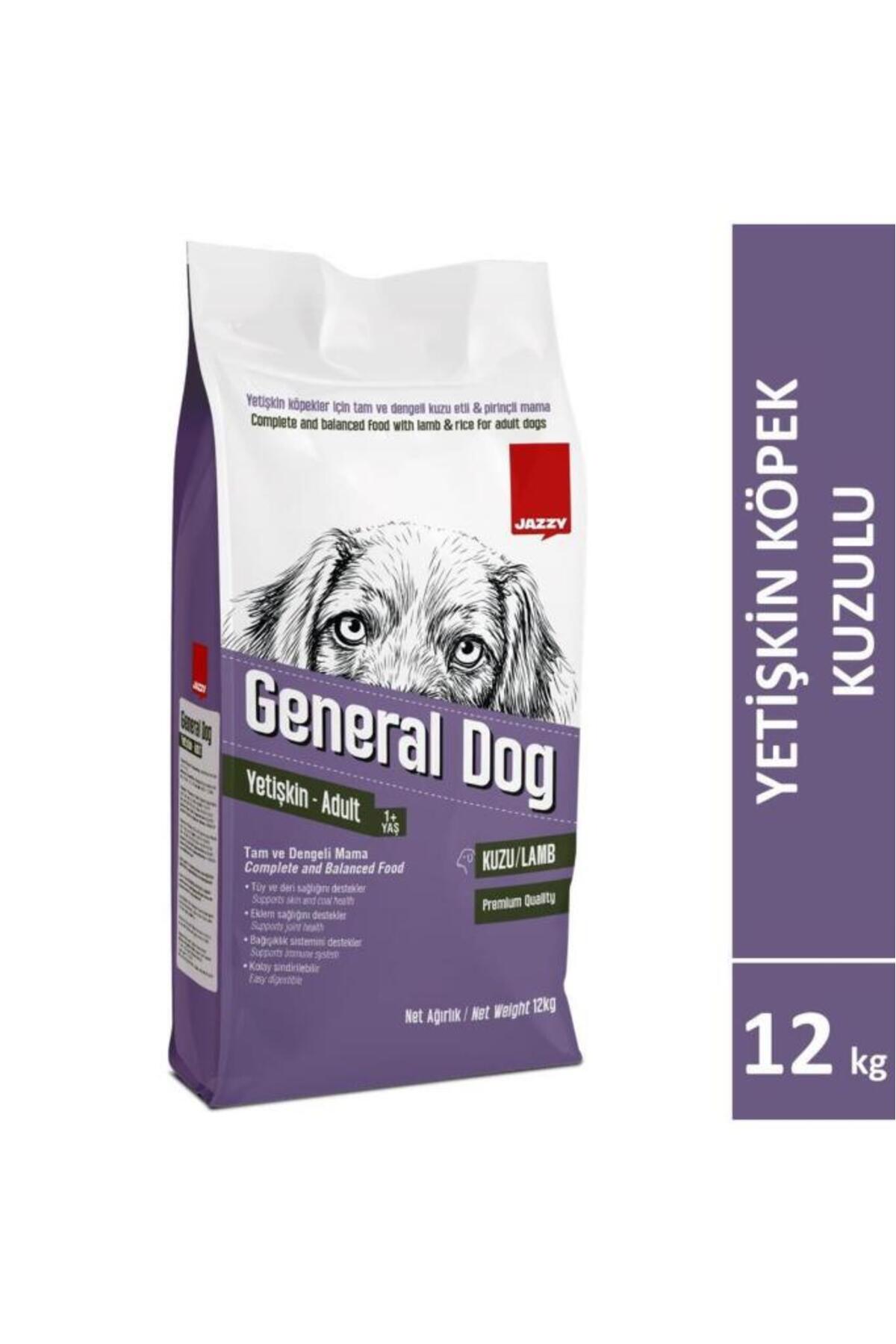 JAZZY General Dog Yetişkin Köpek Maması Kuzulu 12 Kg - Fiyatı