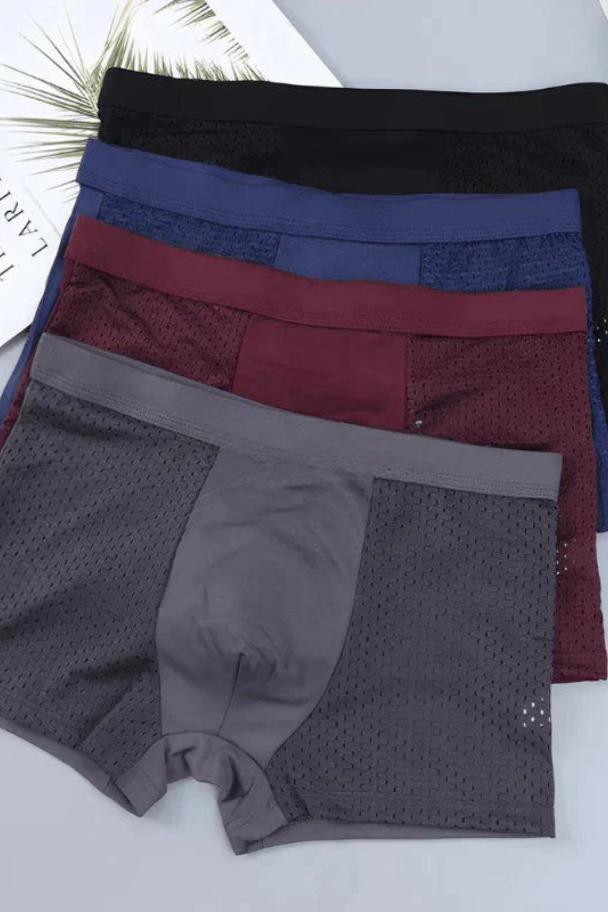 Boodie Premium Likralı Esnek Boxer Şort 8'li Paket Fiber Esnek Boxer görsel 3