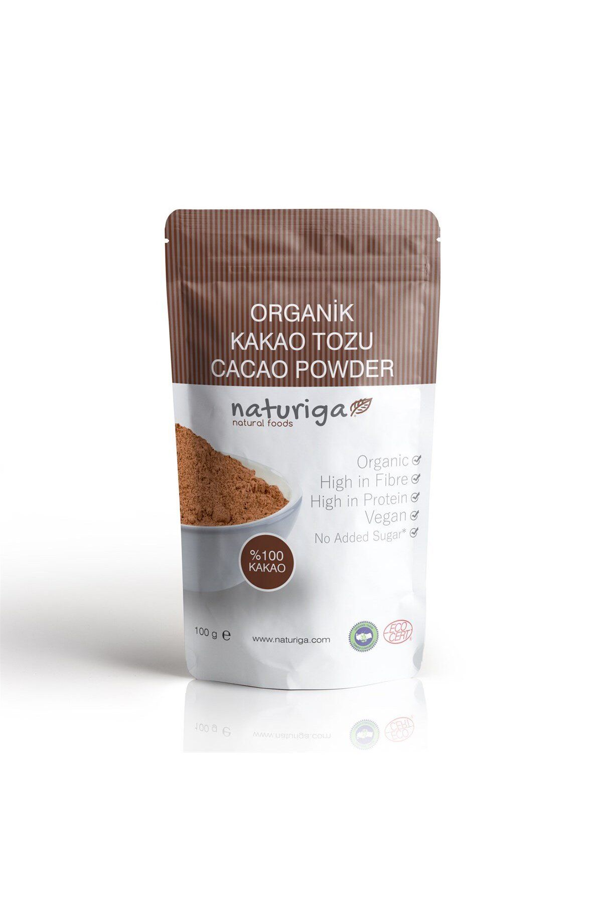 Naturiga Organik Kakao Tozu 100gr