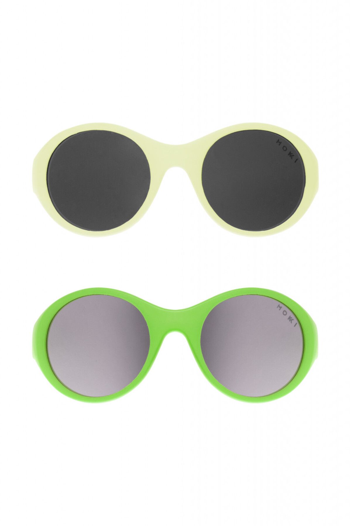 OEM-MOKKI Click & Change Kindersonnenbrille, UV-Schutz, Grün, 0-2 Jahre, 2er-Set 5