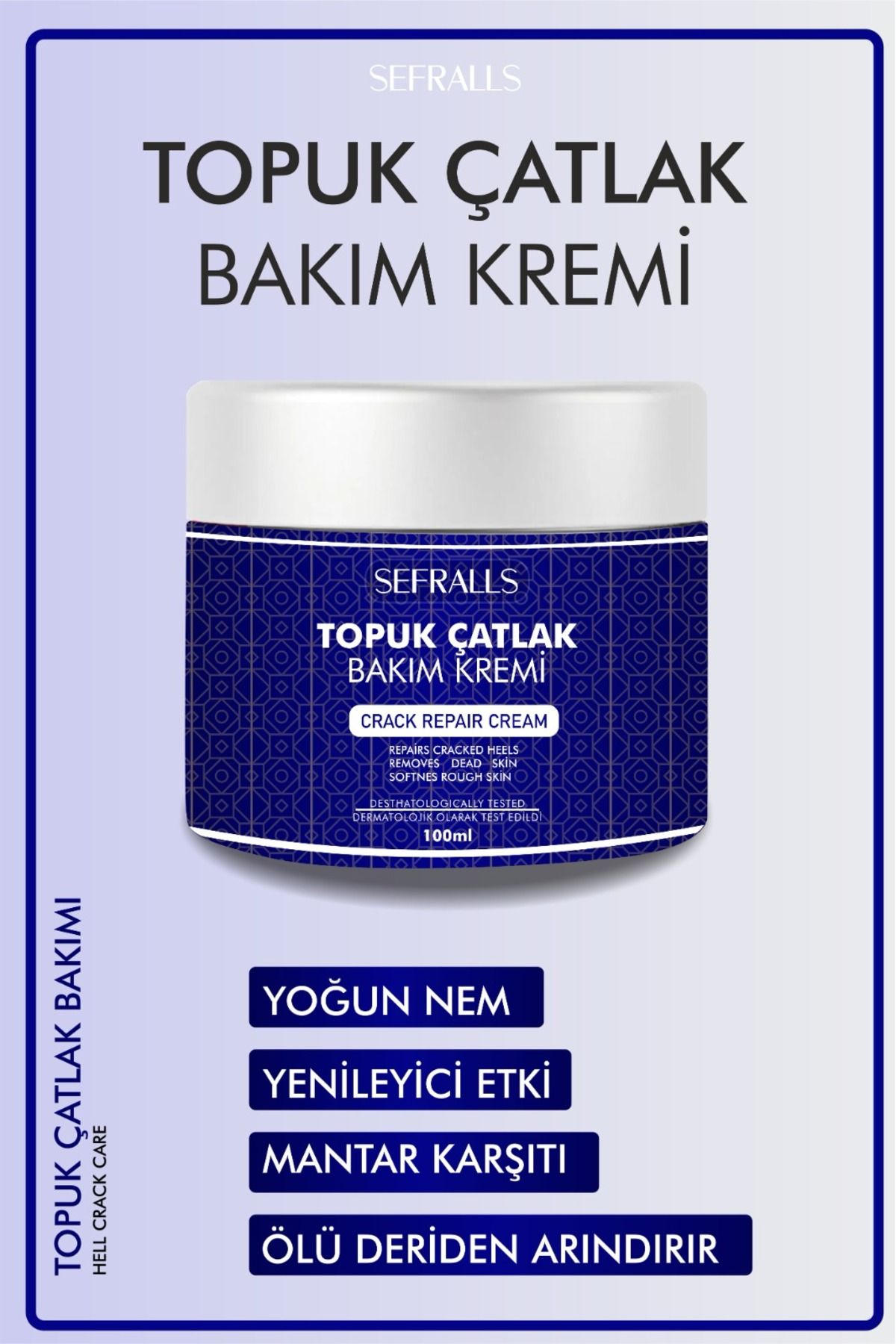 Sefralls Topuk Çatlağı El Ve Ayak Mucizevi Bakım Kremi 150 ml