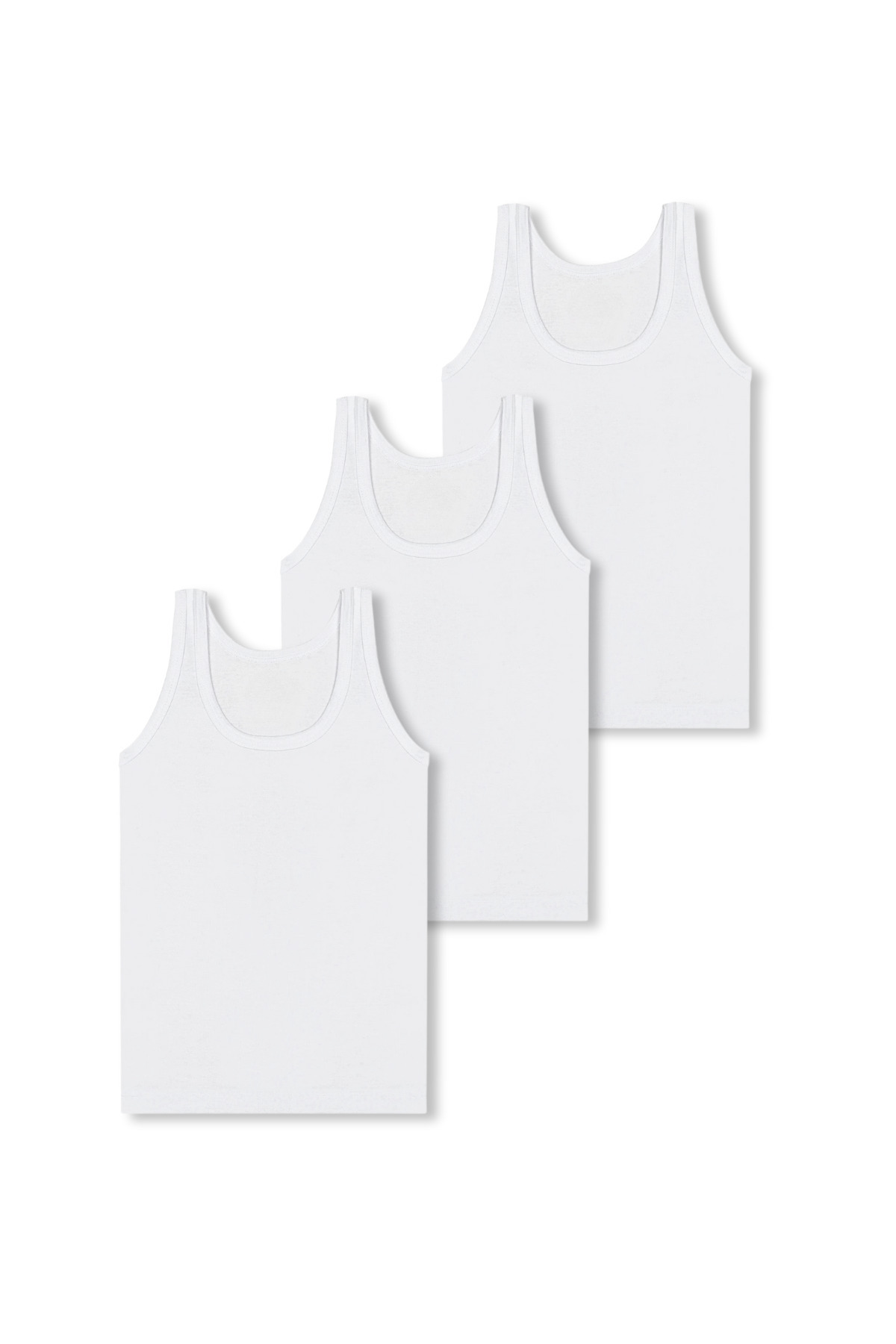 GizaKids %95 Pamuklu Erkek Çocuk Süprem Penye Atlet Fanila Boxer Külot Iç Çamaşır 3lü Set fotoğrafı 4 (önizleme)