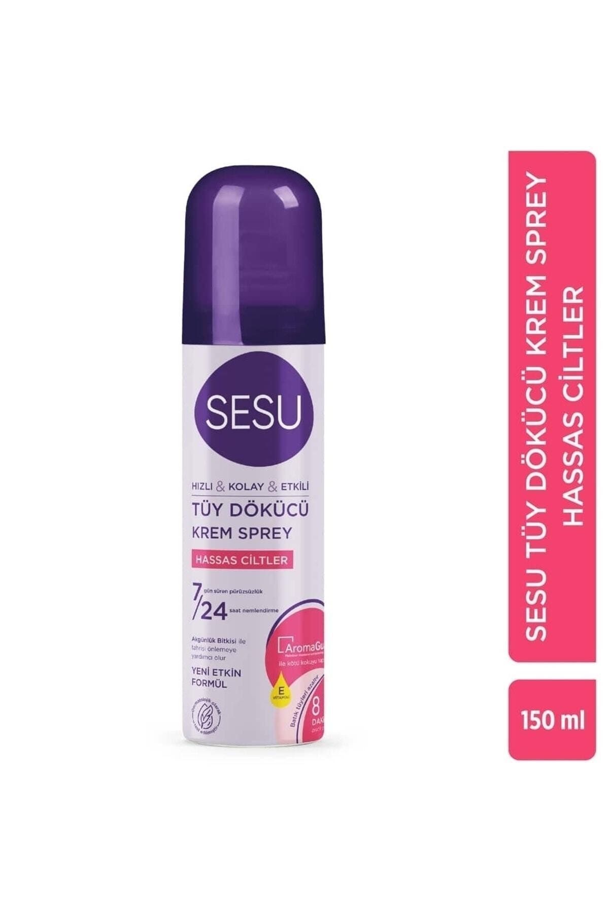 Elioure Hassas Ciltler Için Ideal E Vitamin Içerikli Tüy Dökücü Krem Sprey 150 Ml