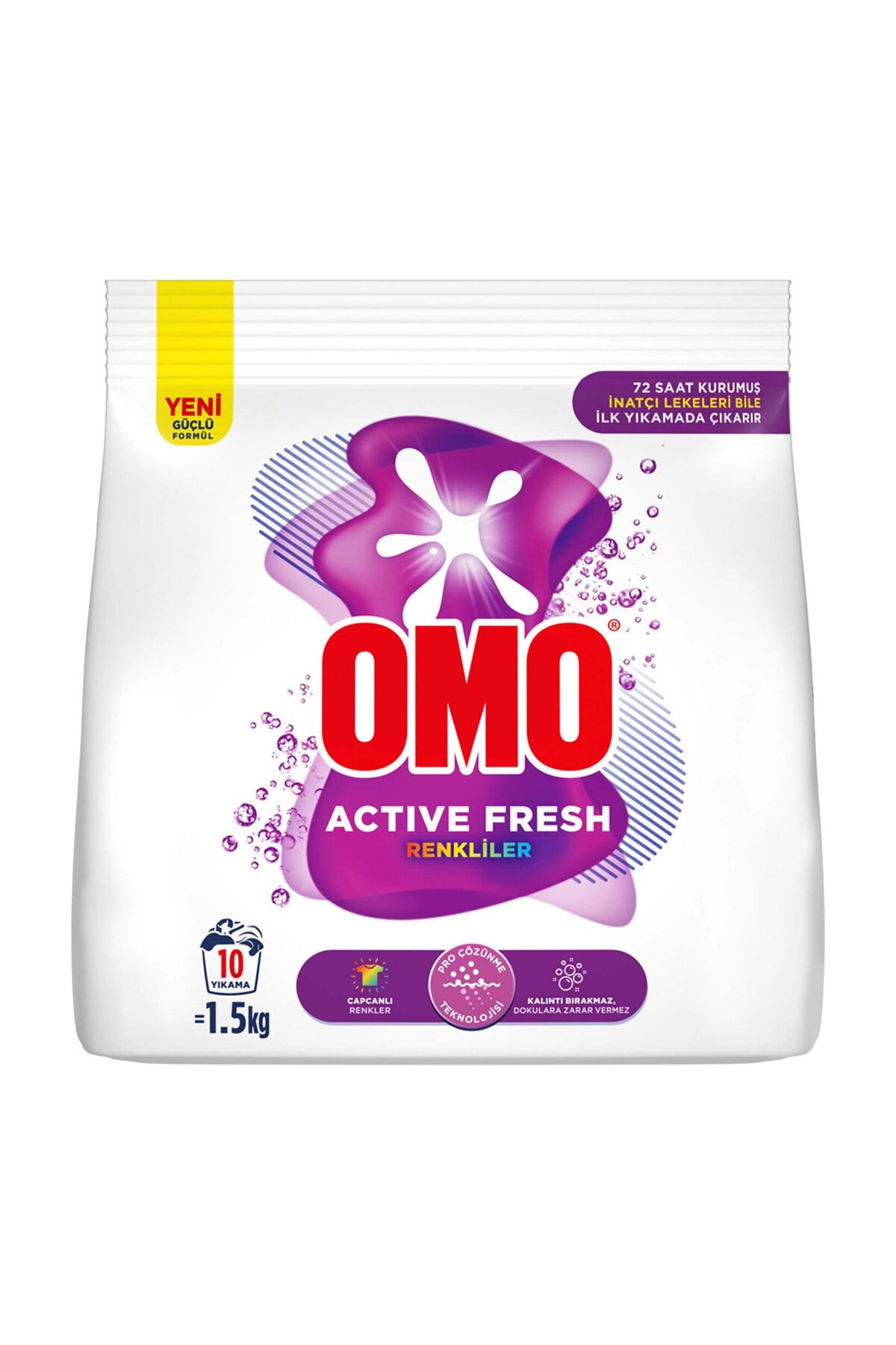 Omo Active Fresh Renkliler Toz Deterjan 1.5 KG - Fiyatı, Yorumları